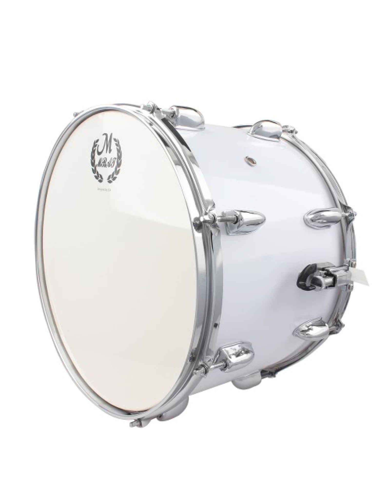14in Marching Drum Stainless Steel &amp; Maple Wood Body PVC Drumhead with Sticks Shoulder Strap Key for Student Professional Dr