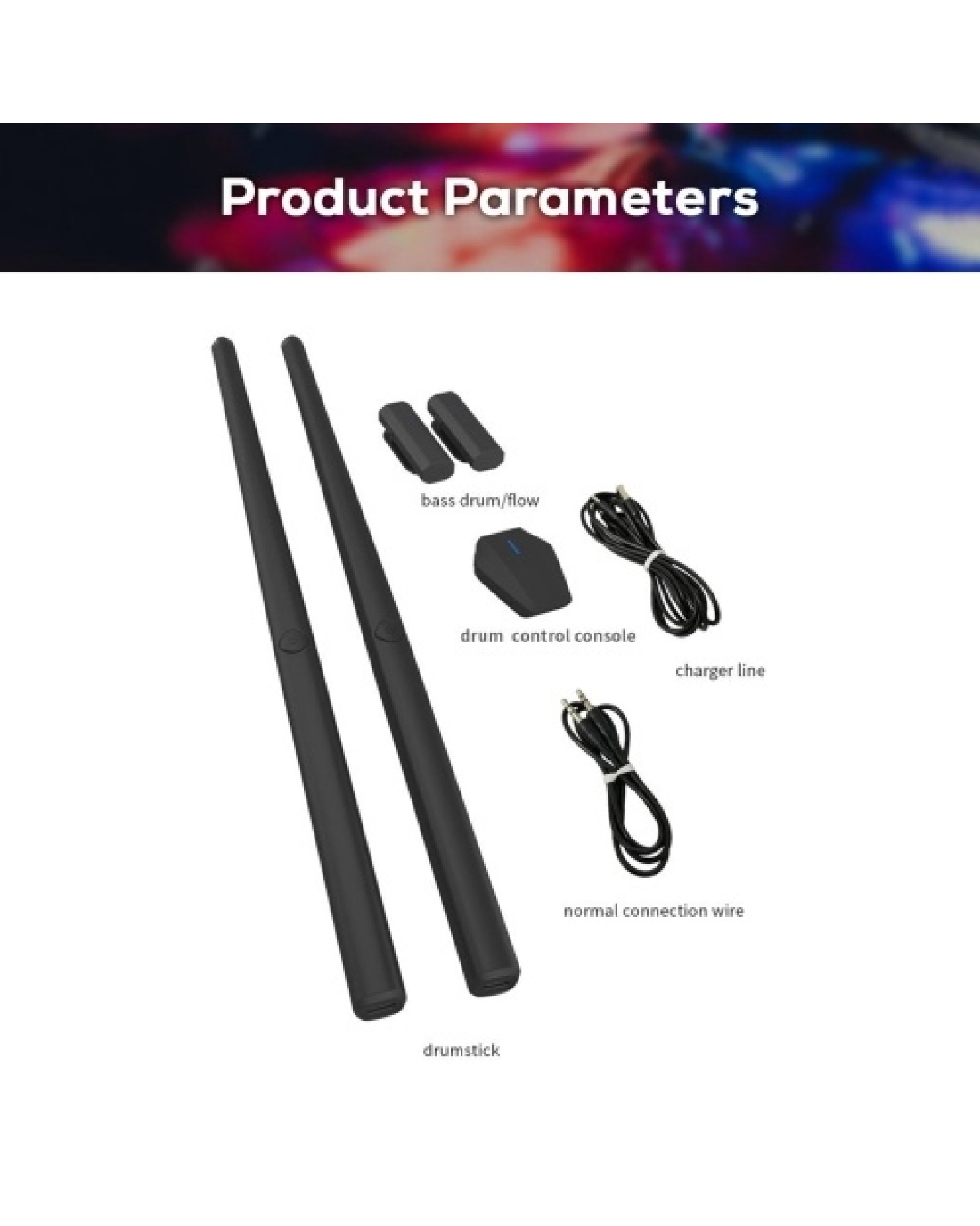 Electronic Drumsticks Somatosensory Drum Kit Portable Virtua Air Drum Stick