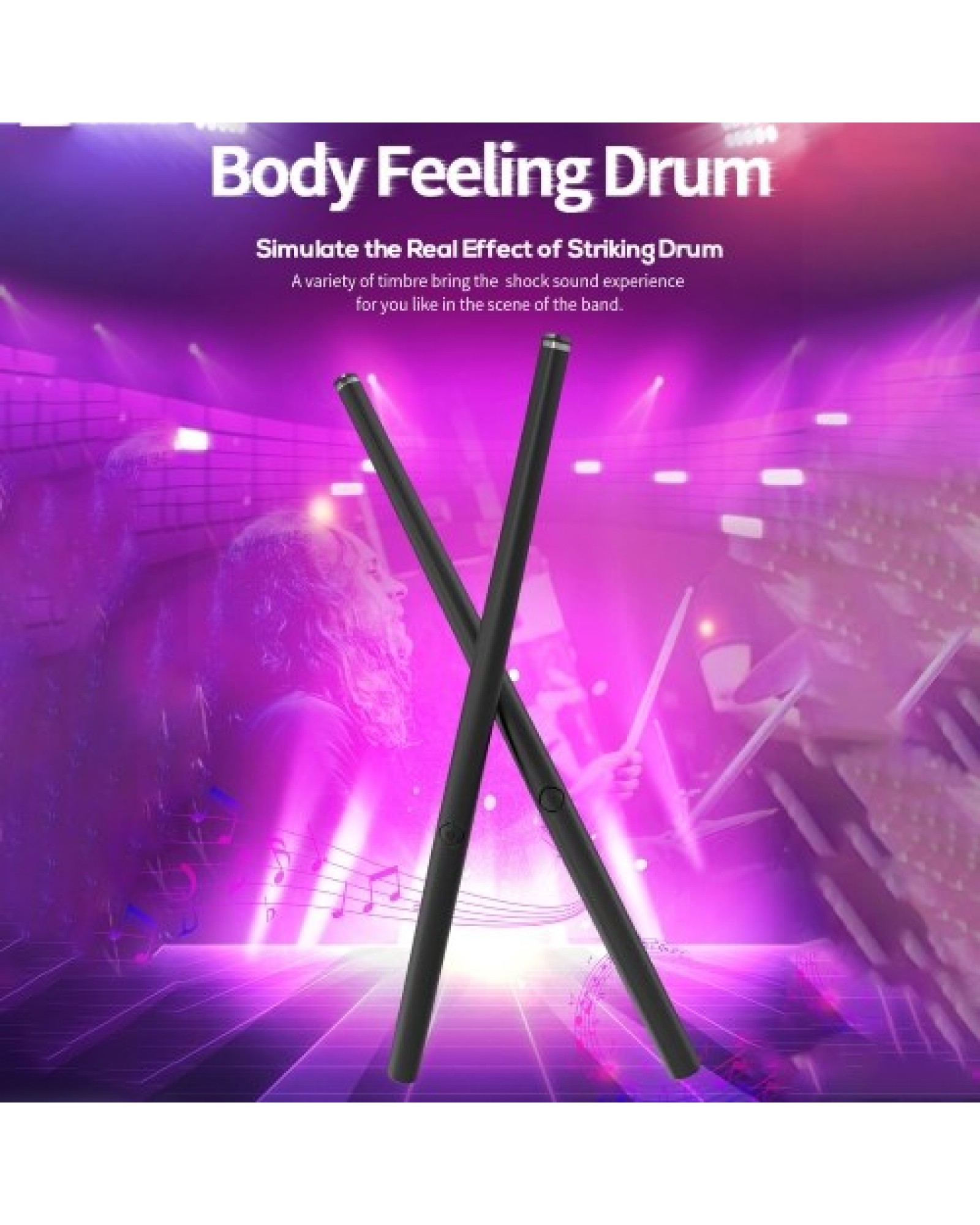 Electronic Drumsticks Somatosensory Drum Kit Portable Virtua Air Drum Stick