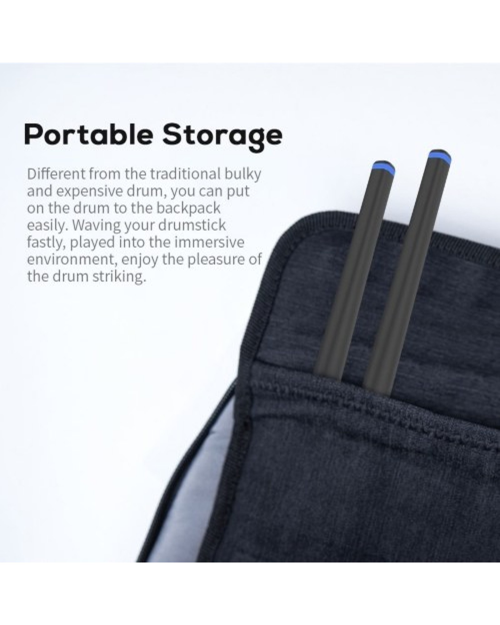 Electronic Drumsticks Somatosensory Drum Kit Portable Virtua Air Drum Stick