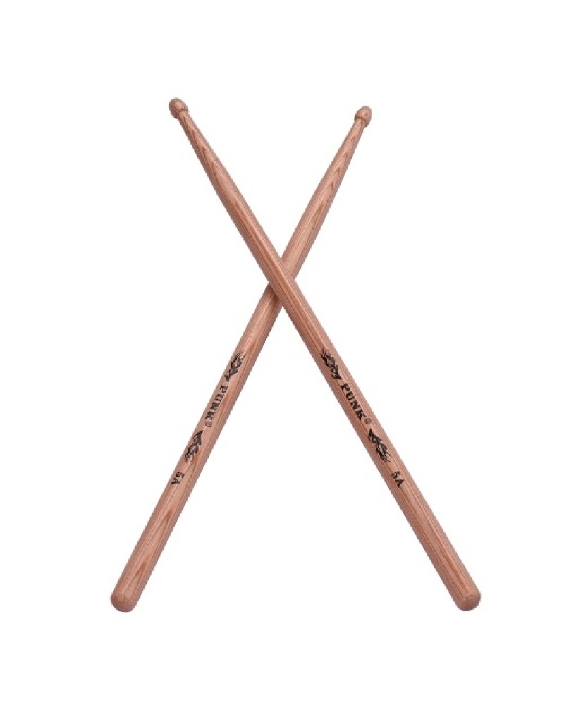 One Pair of 5A Wooden Drumsticks Drum Sticks Hickory Wood Drum Set Accessories