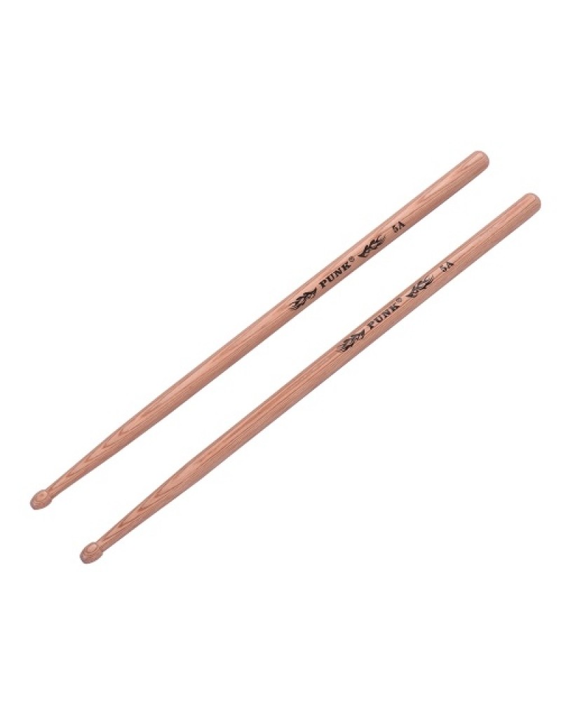 One Pair of 5A Wooden Drumsticks Drum Sticks Hickory Wood Drum Set Accessories