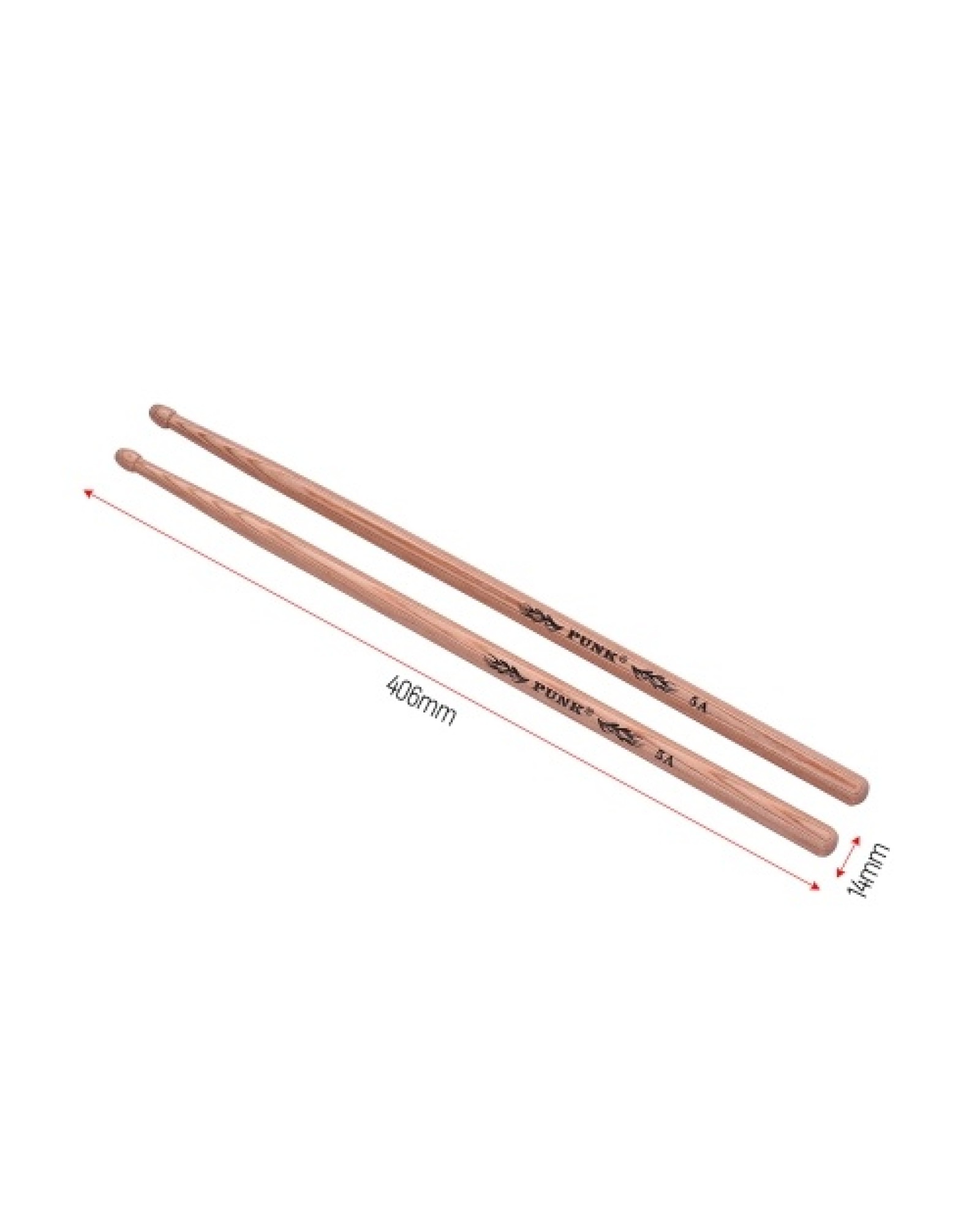One Pair of 5A Wooden Drumsticks Drum Sticks Hickory Wood Drum Set Accessories