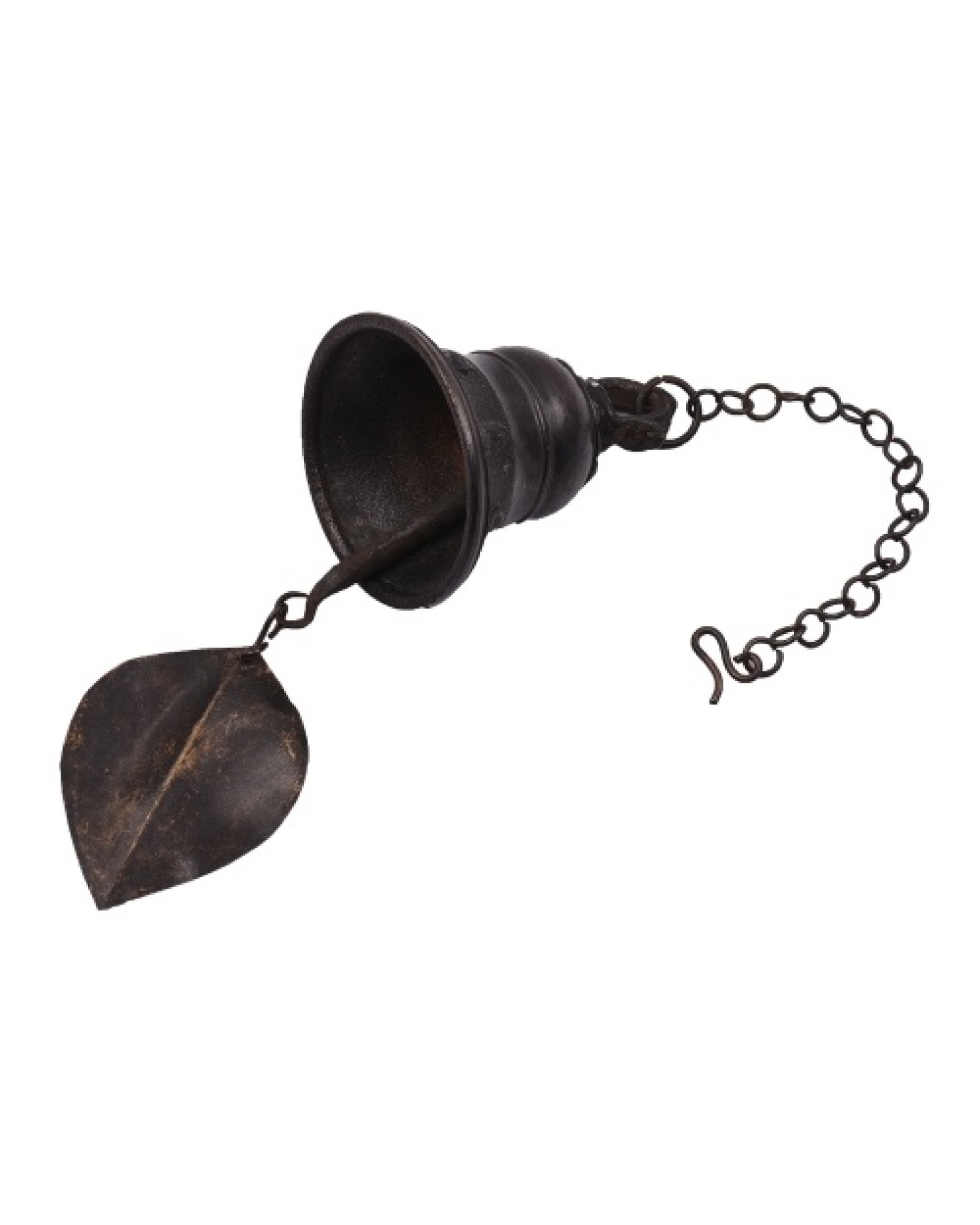 Wind Bell Vintage Style Hanging Chime Metal Wind Bell with Hanging Loop for Home Garden Yard Decor (6.5cm Diameter)