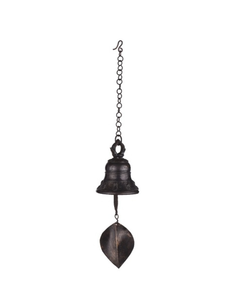 Wind Bell Vintage Style Hanging Chime Metal Wind Bell with Hanging Loop for Home Garden Yard Decor (6.5cm Diameter)