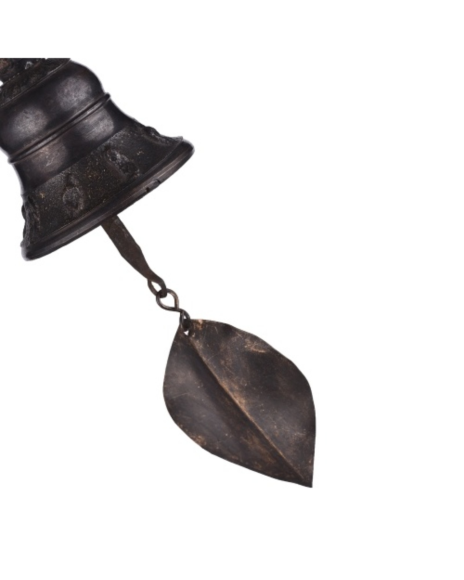 Wind Bell Vintage Style Hanging Chime Metal Wind Bell with Hanging Loop for Home Garden Yard Decor (6.5cm Diameter)