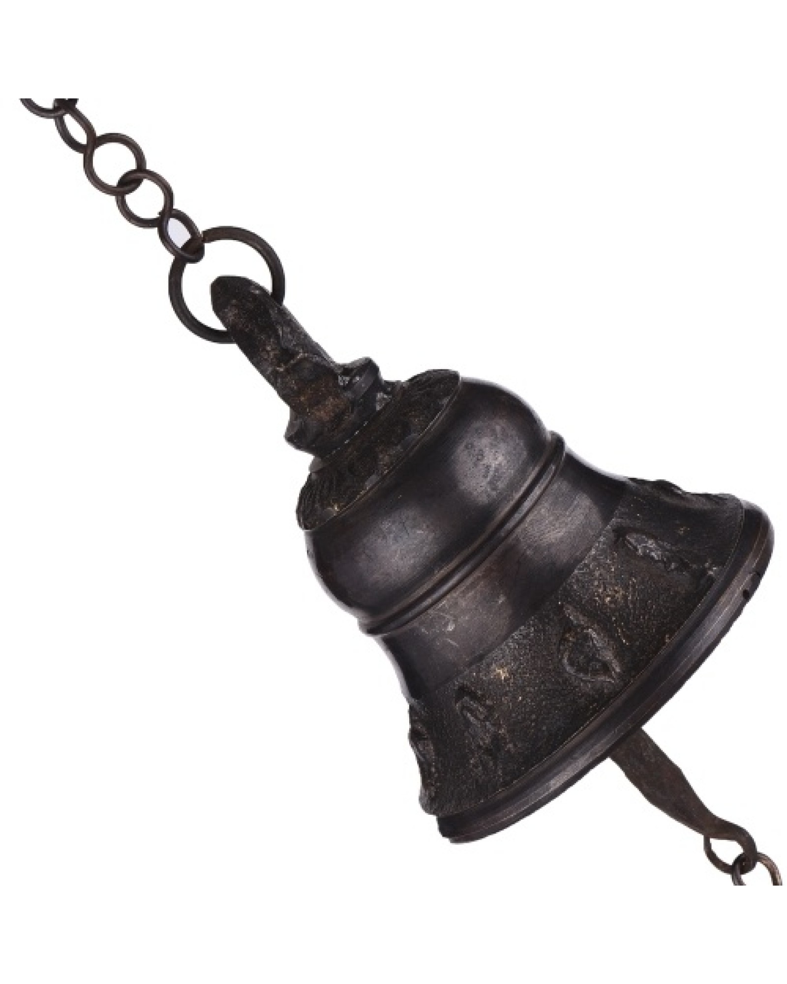 Wind Bell Vintage Style Hanging Chime Metal Wind Bell with Hanging Loop for Home Garden Yard Decor (6.5cm Diameter)