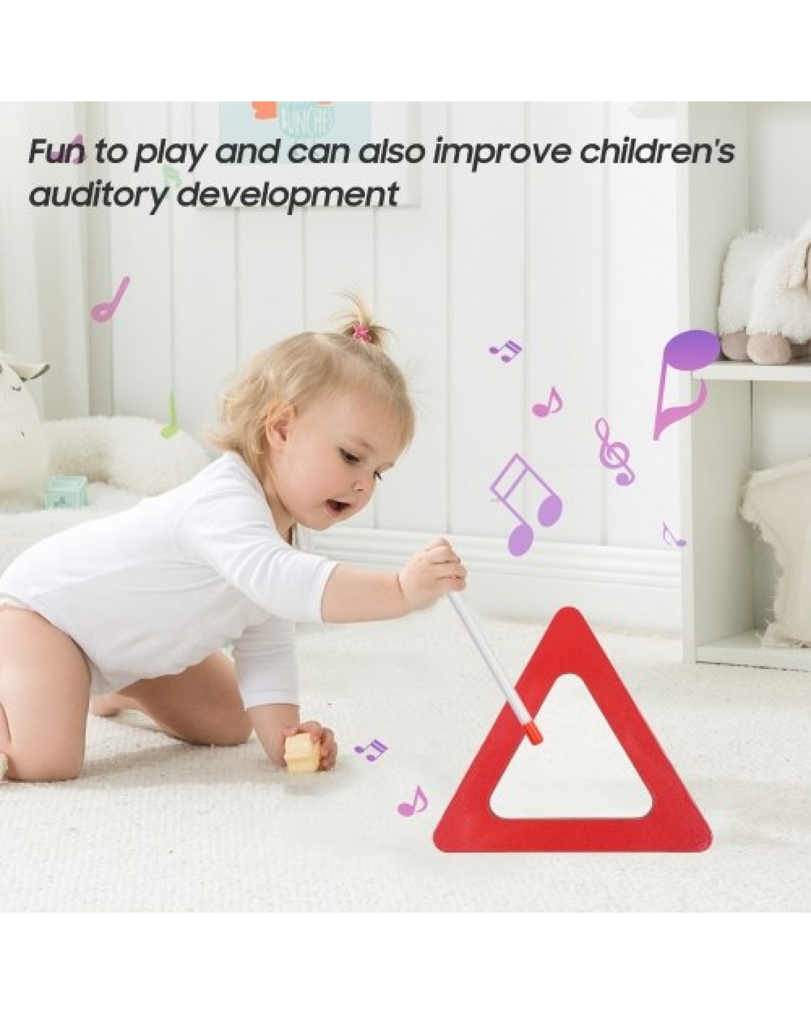 Rectangle Percussion Drum Frame Drum Hand Drum for Multi-Shaped Frame Drums with Stick