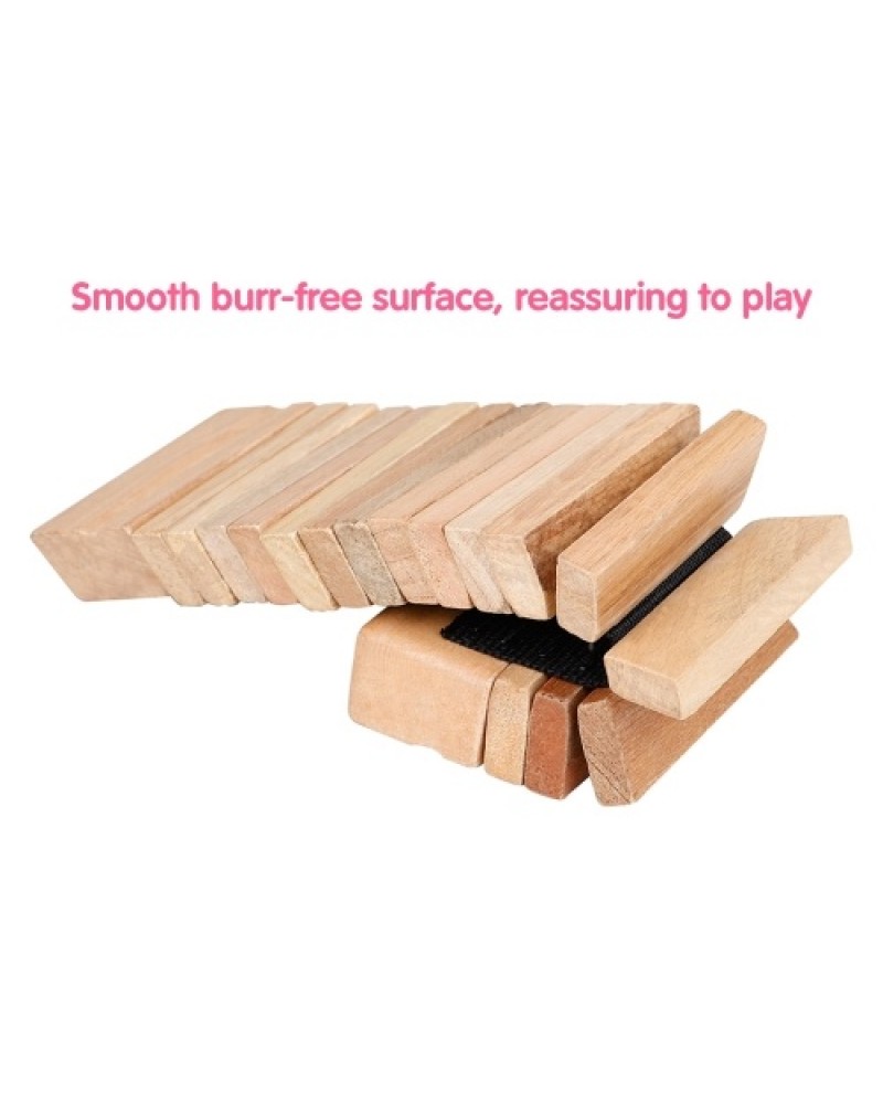 Musical Tooth Wood Wooden Clapper Educational Percussion Musical Instrument