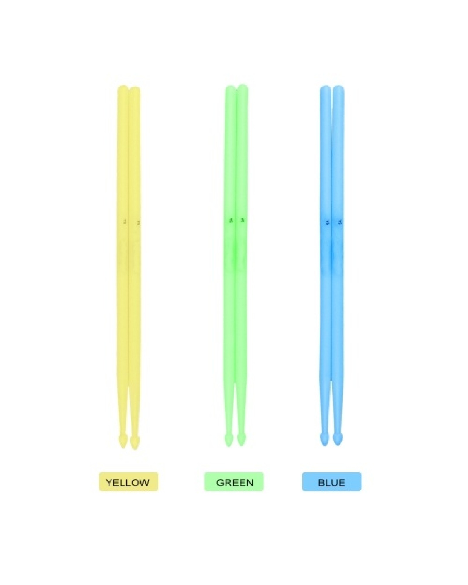 5A Drum Stick Luminous Drumsticks Musical Instrument Tool for Kids Children Adults Percussion Accessories Portable