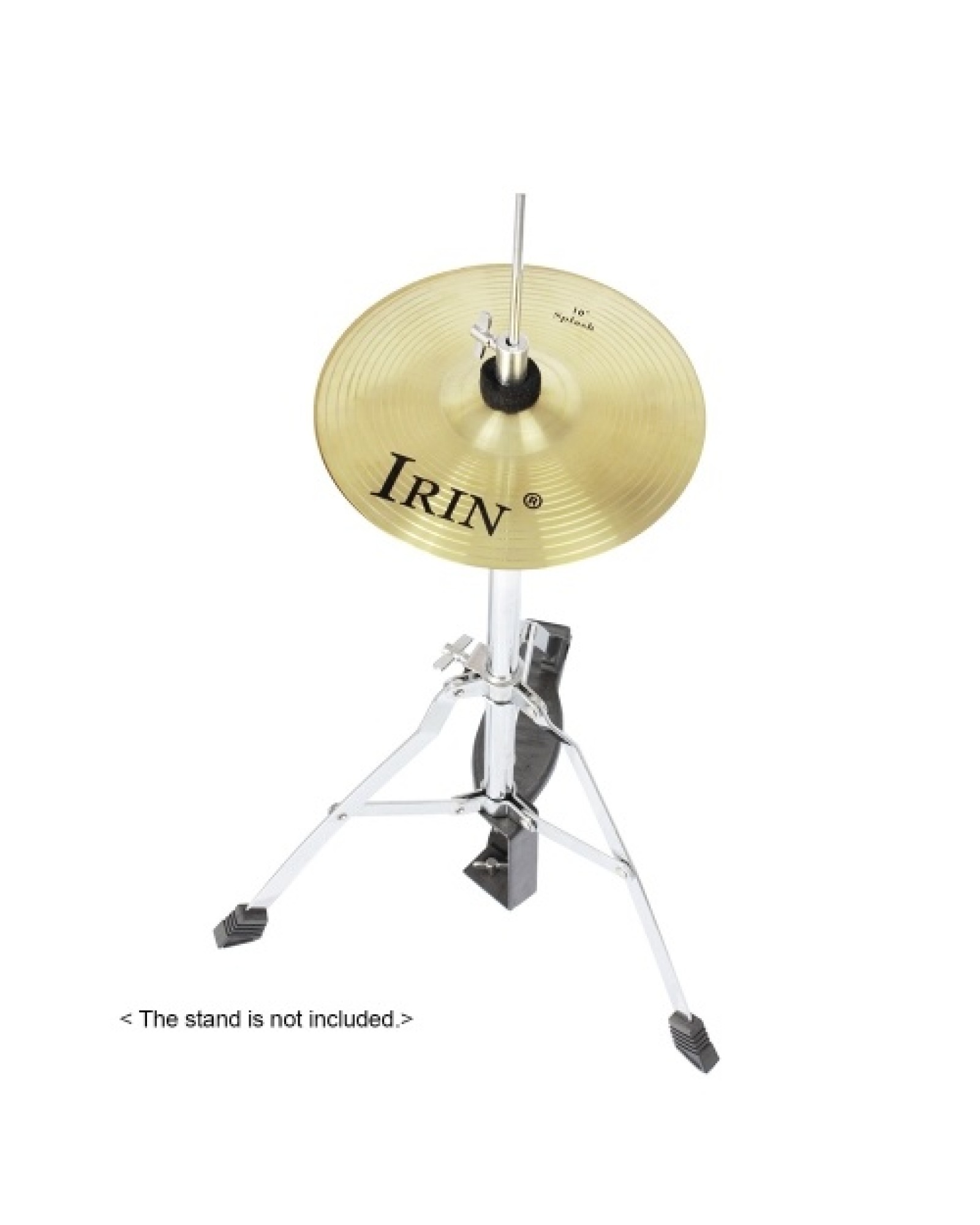 10" Brass Alloy Crash Ride Hi-Hat Cymbal for Drum Set