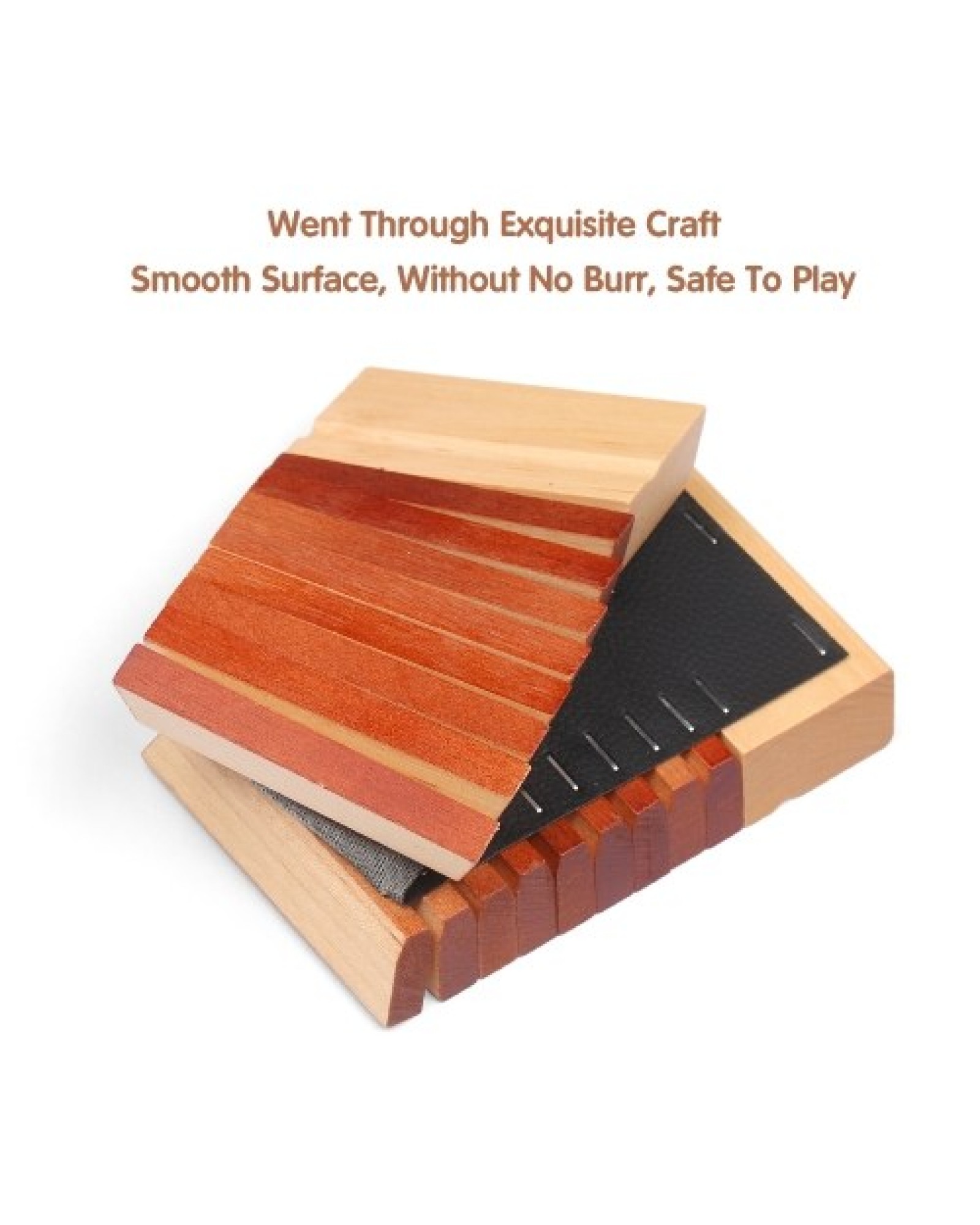 Musical Tooth Wood Solid Wood Percussion Instrument Educational Wooden Musical Instrument
