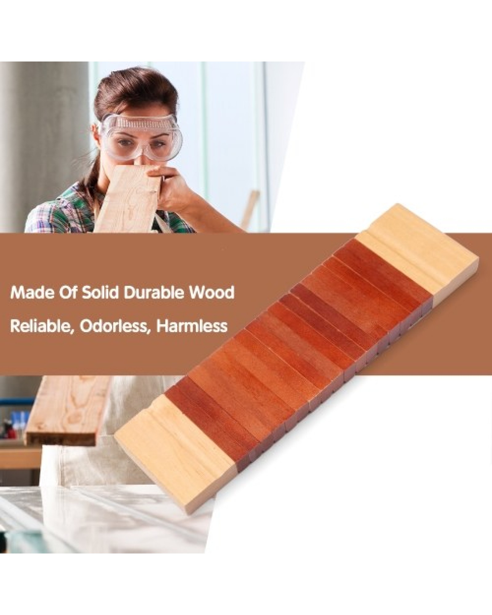 Musical Tooth Wood Solid Wood Percussion Instrument Educational Wooden Musical Instrument