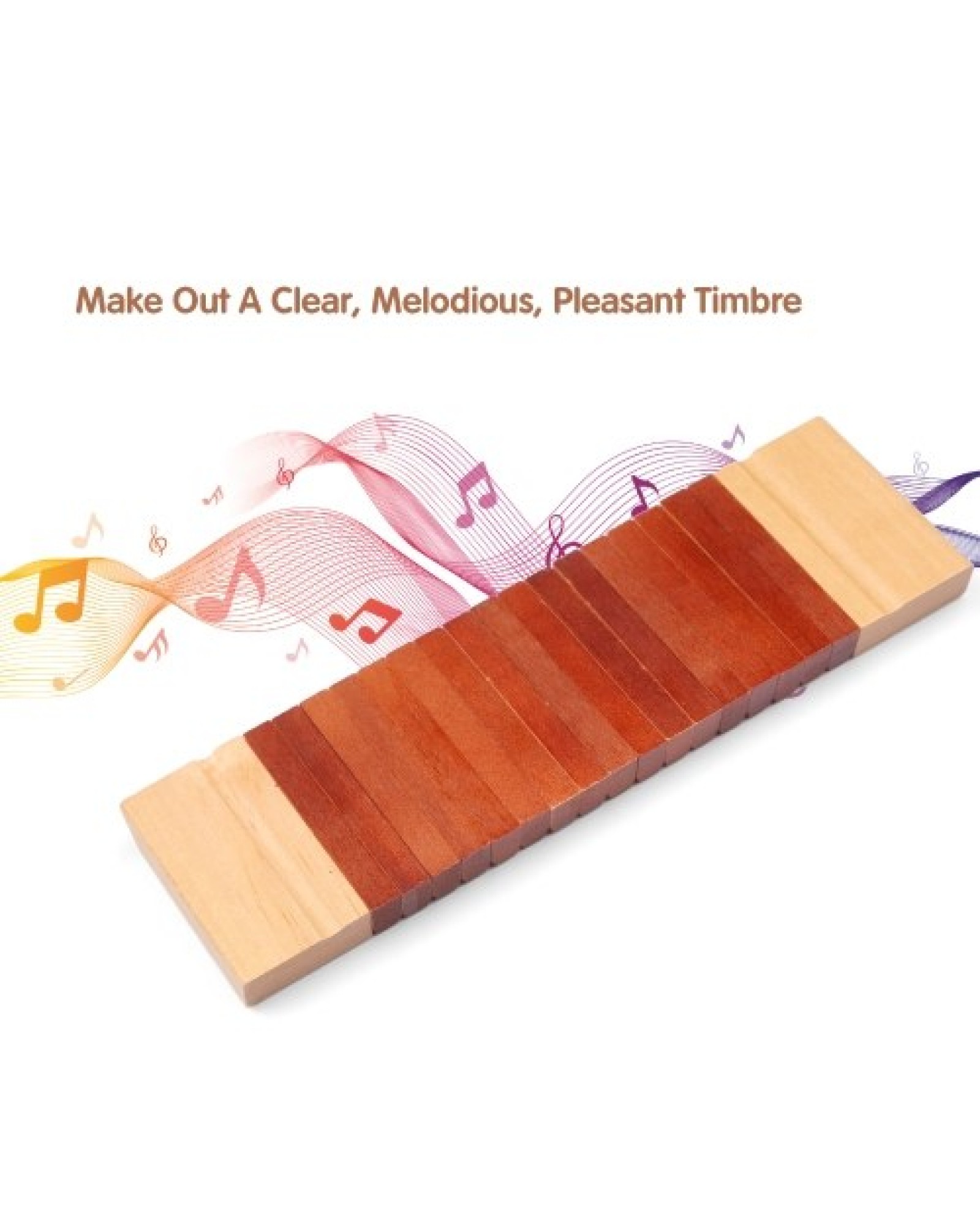 Musical Tooth Wood Solid Wood Percussion Instrument Educational Wooden Musical Instrument