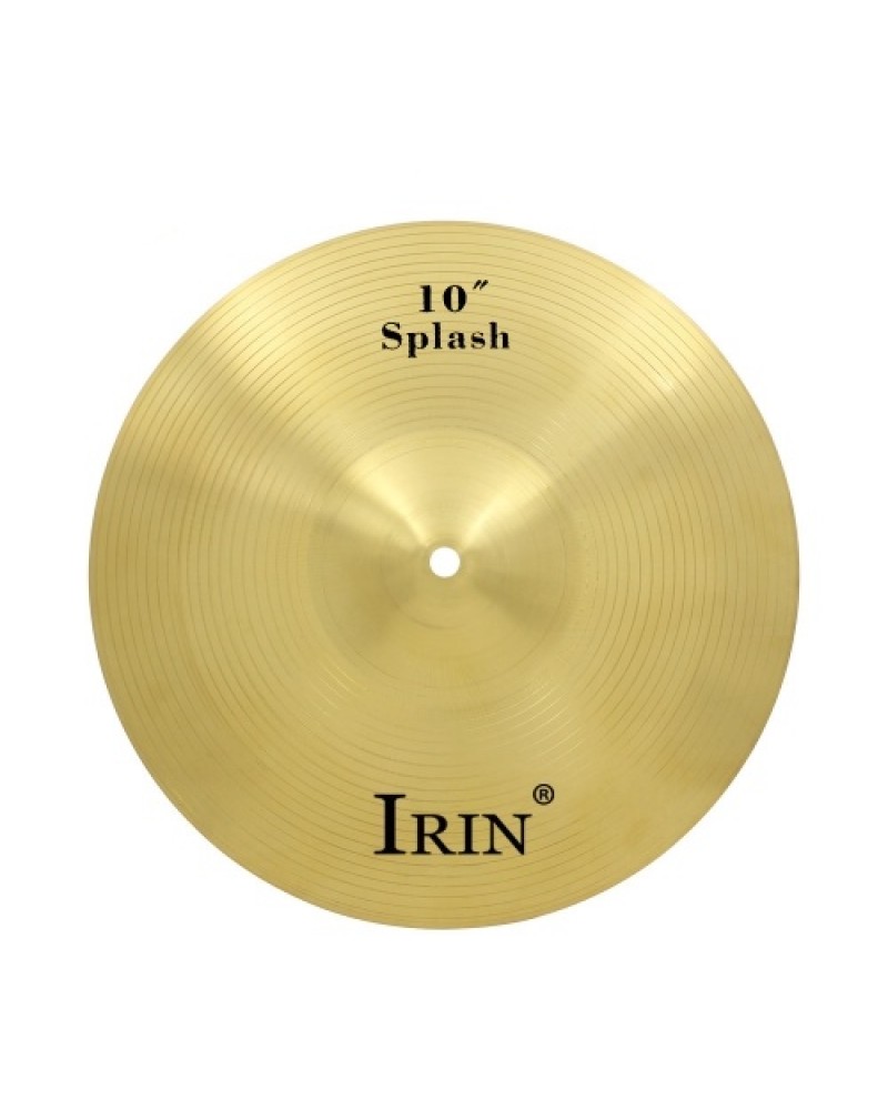 10" Brass Alloy Crash Ride Hi-Hat Cymbal for Drum Set