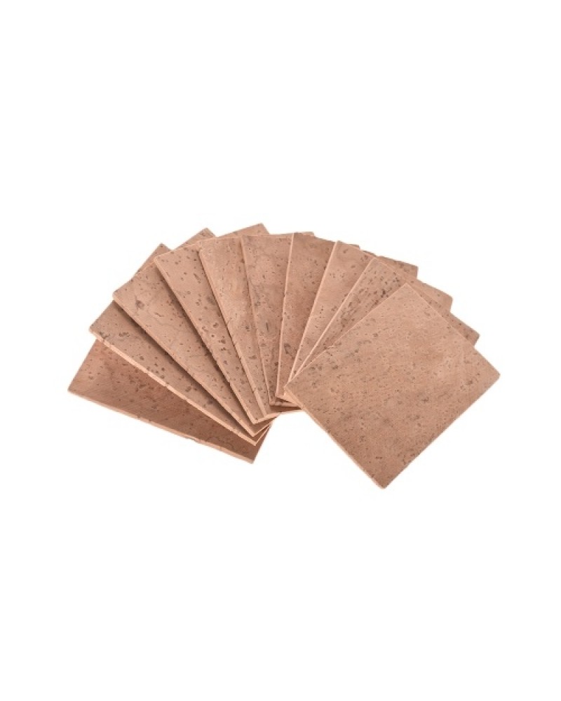 10pcs Universal Saxophone Sax Neck Joint Cork Sheet Wind Instrument Repair Maintenance Accessories for Soprano/ Tenor/ Alto Saxo