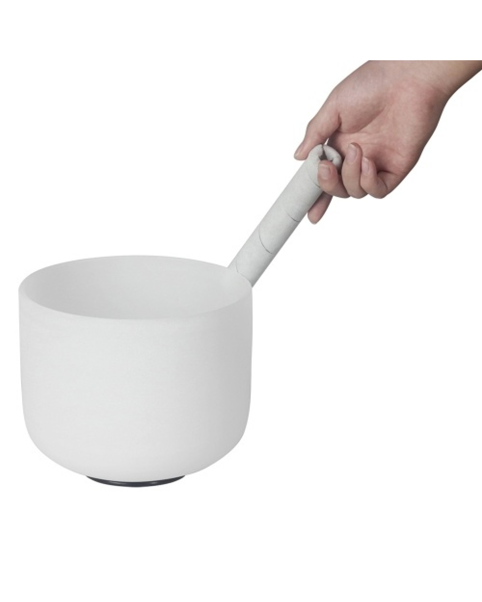 8 Inch Crystal Singing Bowl B Note with Mallet &amp; Rubber