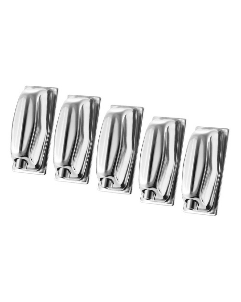 Single-end Rectangular Snare Drum Lug Claw Hooks  Ear Drum Set Parts Accessories Replacement, 5pcs/Pack