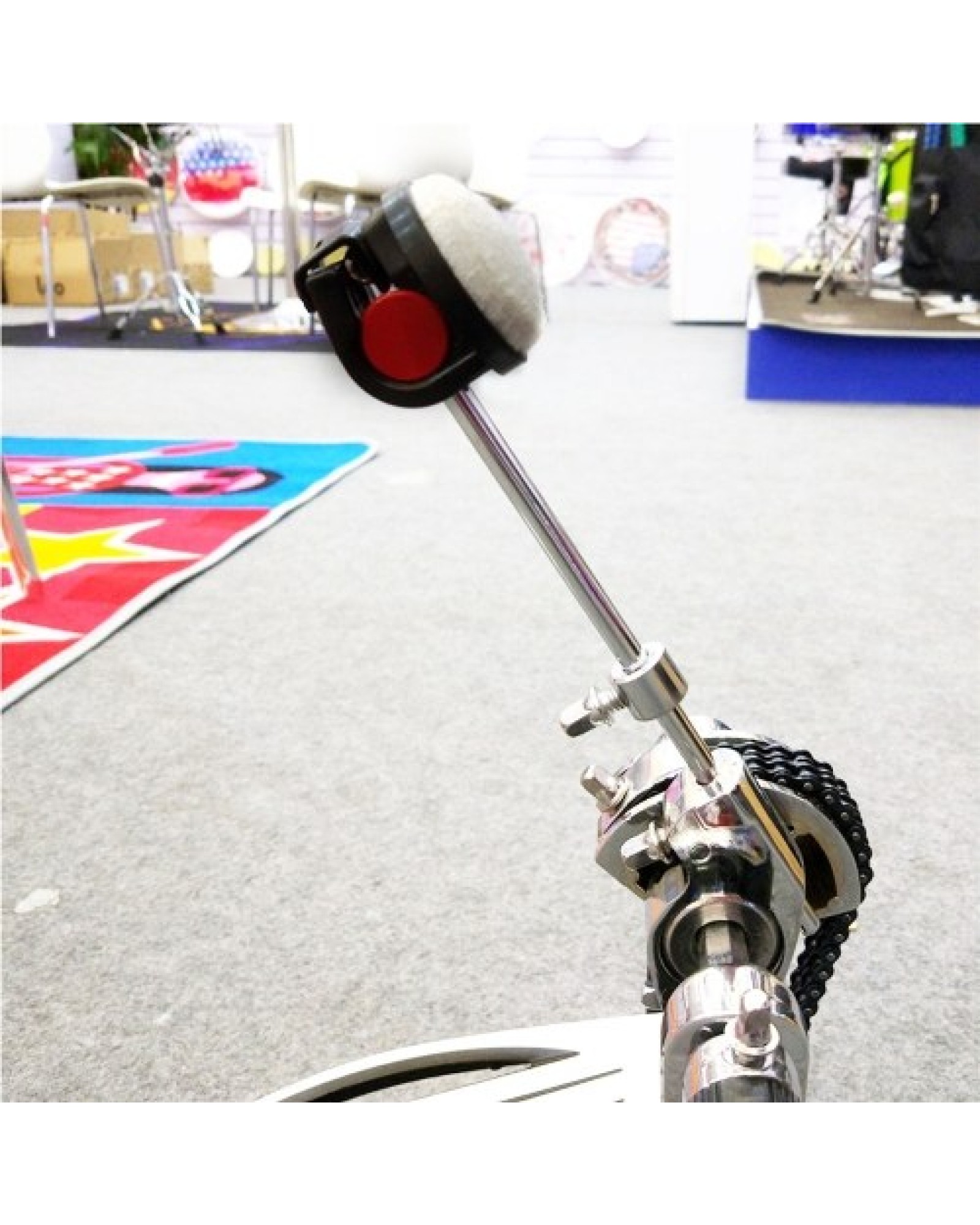 Percussion Hammer Drum Stick Bass Drum Beater Hammer Silicone Head