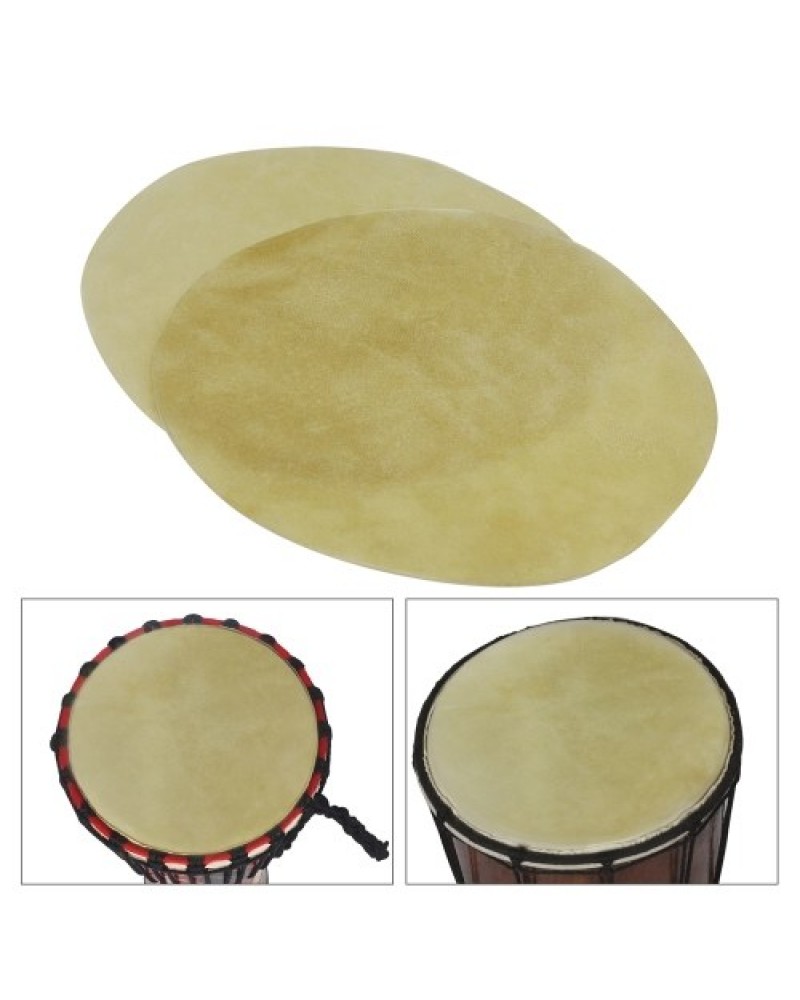 29cm/ 11.4in Drum Head Durable Buffalo Skin Round Drum