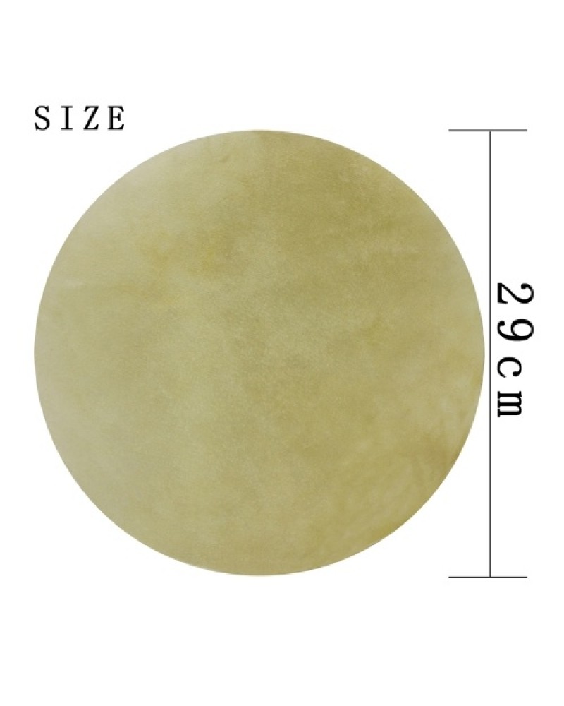 29cm/ 11.4in Drum Head Durable Buffalo Skin Round Drum