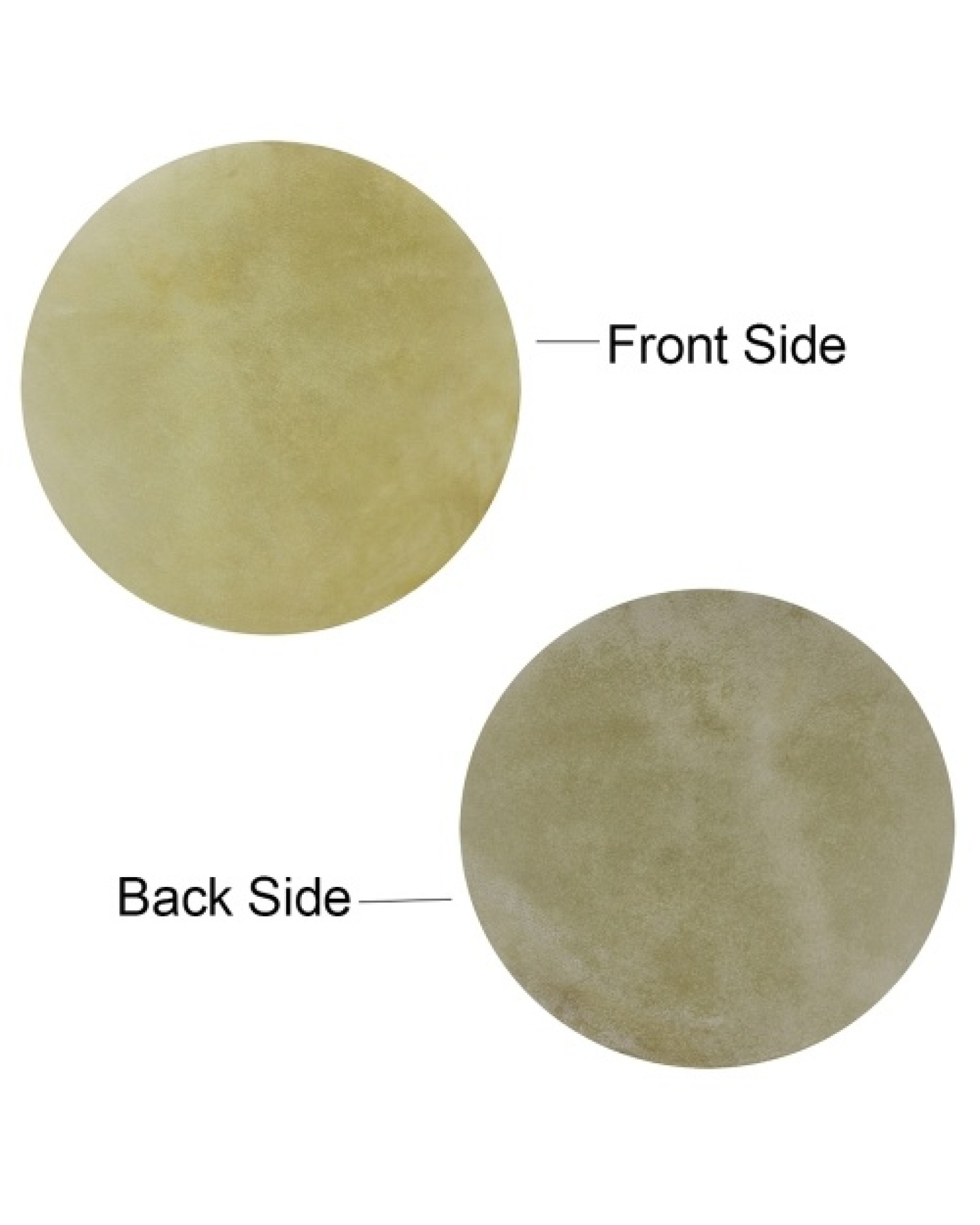 29cm/ 11.4in Drum Head Durable Buffalo Skin Round Drum