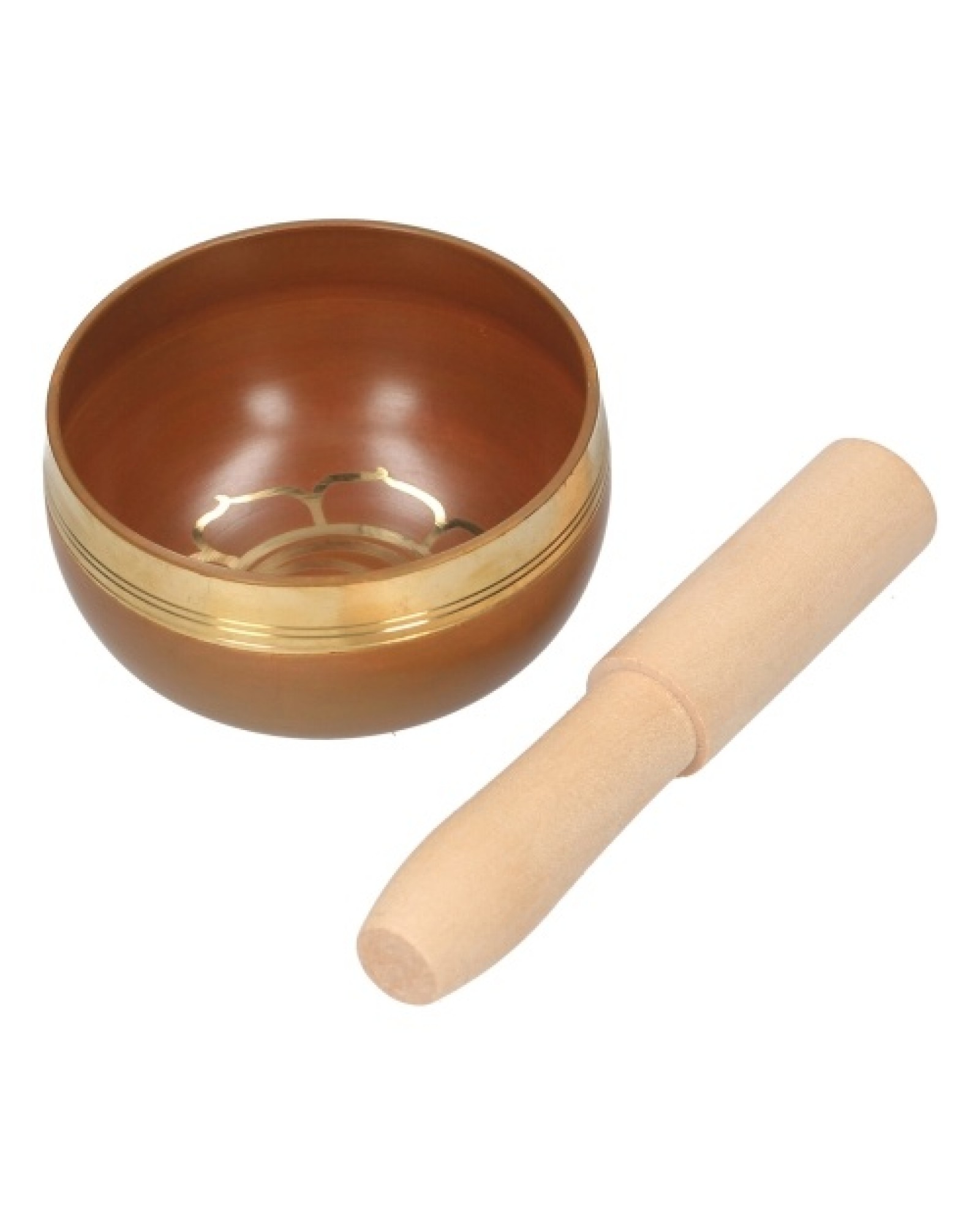 Tibetan Singing Bowl Set Buddha Sound Bowl and Wood Mallet Charka Bowl Meditation Sound Bowl with Mallet Wooden Stick for Healin