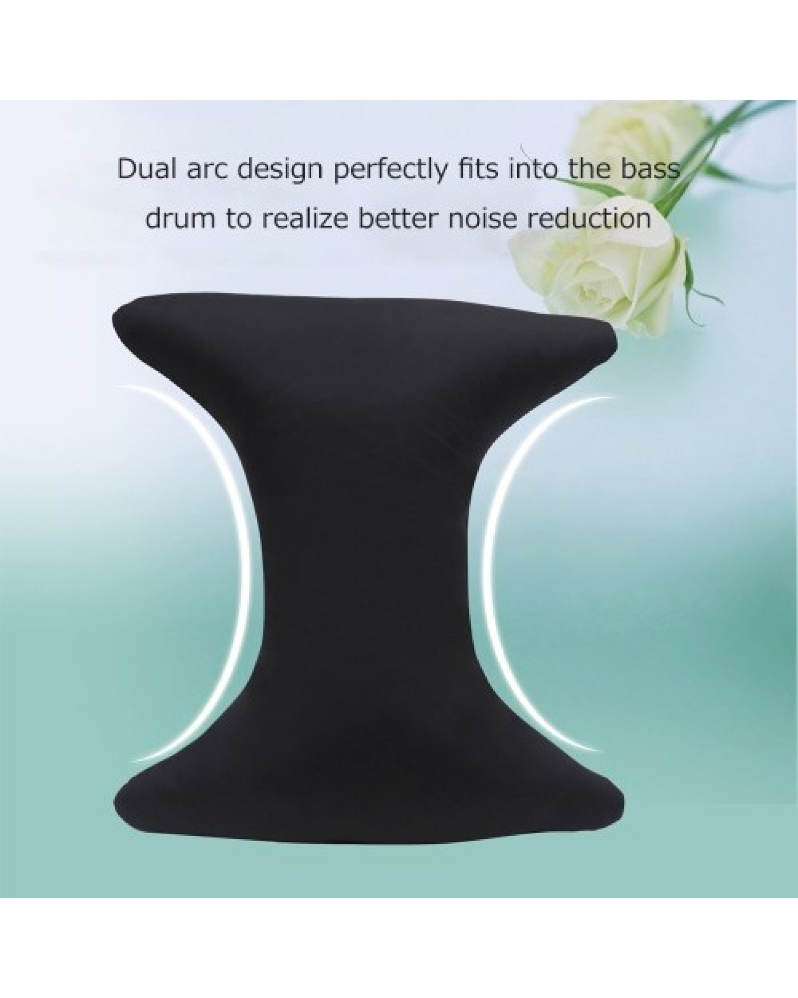 Bass Drum Damper Adhesive Bass Drum Sound-absorbing Pillow Drum Practice Noise Reduction Cushion Pad