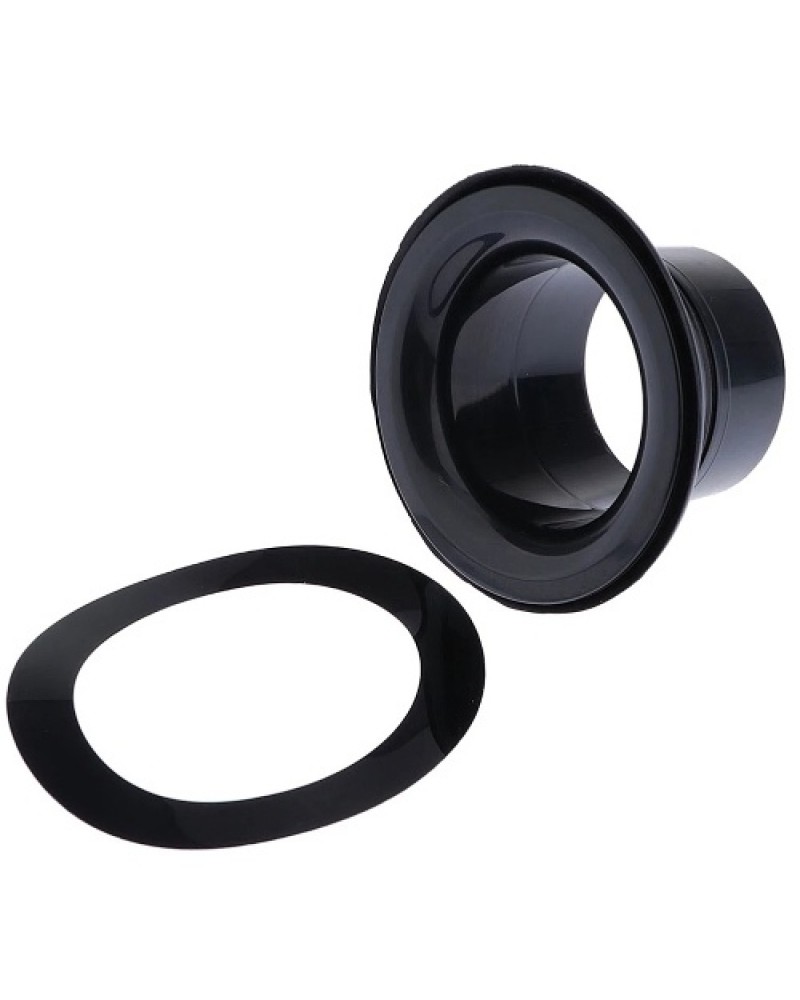 Bass Drum Enhancer Adjustable ABS Rubber Bass Drum Kick Enhancer with Protection Sticker Bass Drum Head Port Hole Protector