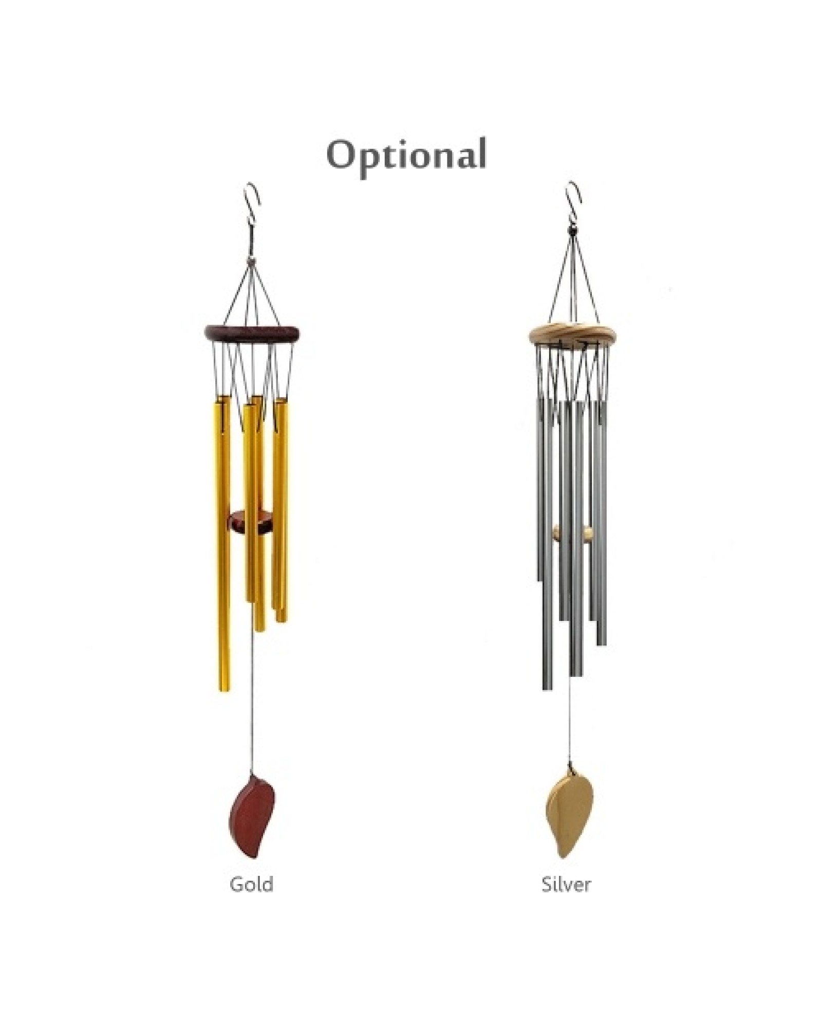 Wind Chimes 6pcs Aluminum Tubes Chimes Simple European Style Windbells Melodious Soothing Sound for Outdoor Indoor Backyard Deco