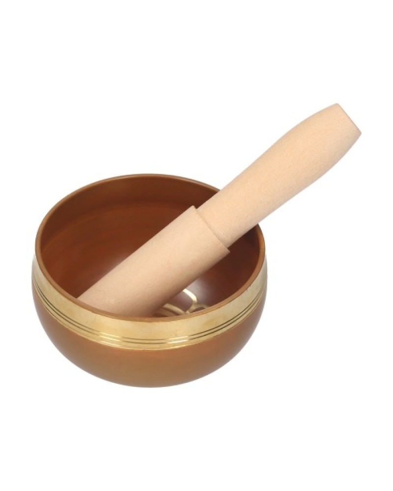 Tibetan Singing Bowl Set Buddha Sound Bowl and Wood Mallet Charka Bowl Meditation Sound Bowl with Mallet Wooden Stick for Healin