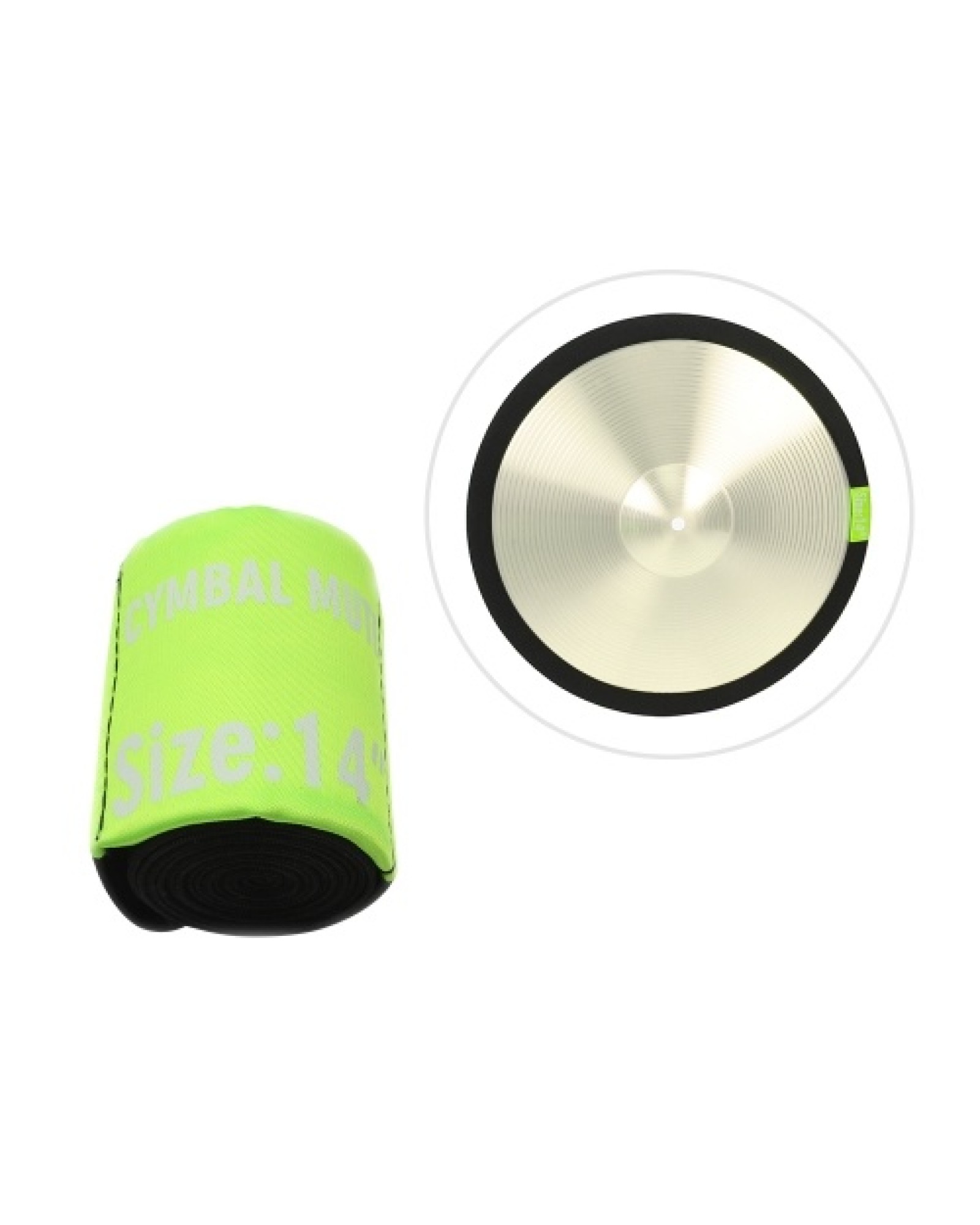 4pcs Drum Cymbal Elastic Mute Belt