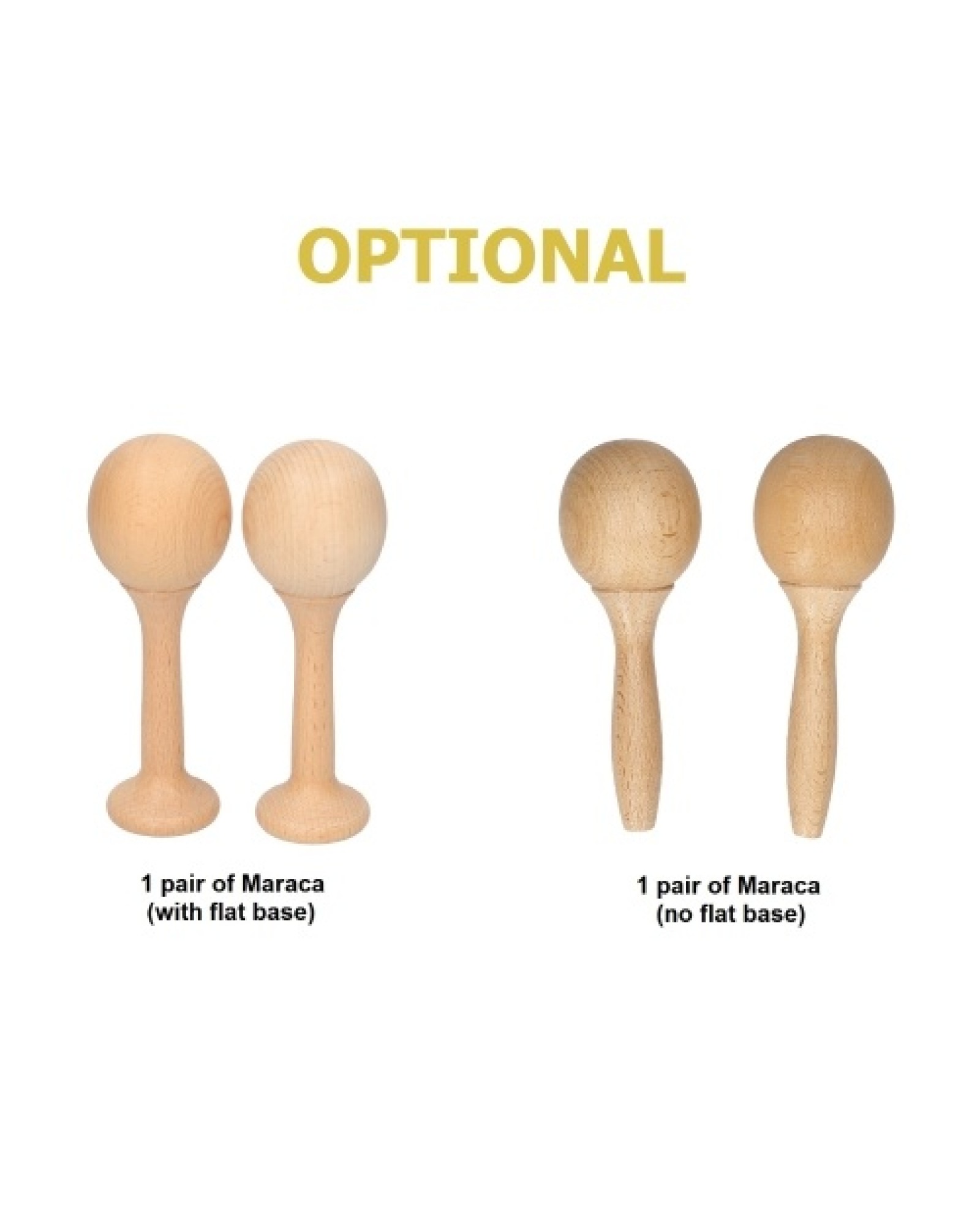 Beech Maraca Rumba Shaker Rattles Percussion Instrument Wooden Maraca Pair Percussion Maraca for Kids Children Musical Instrumen