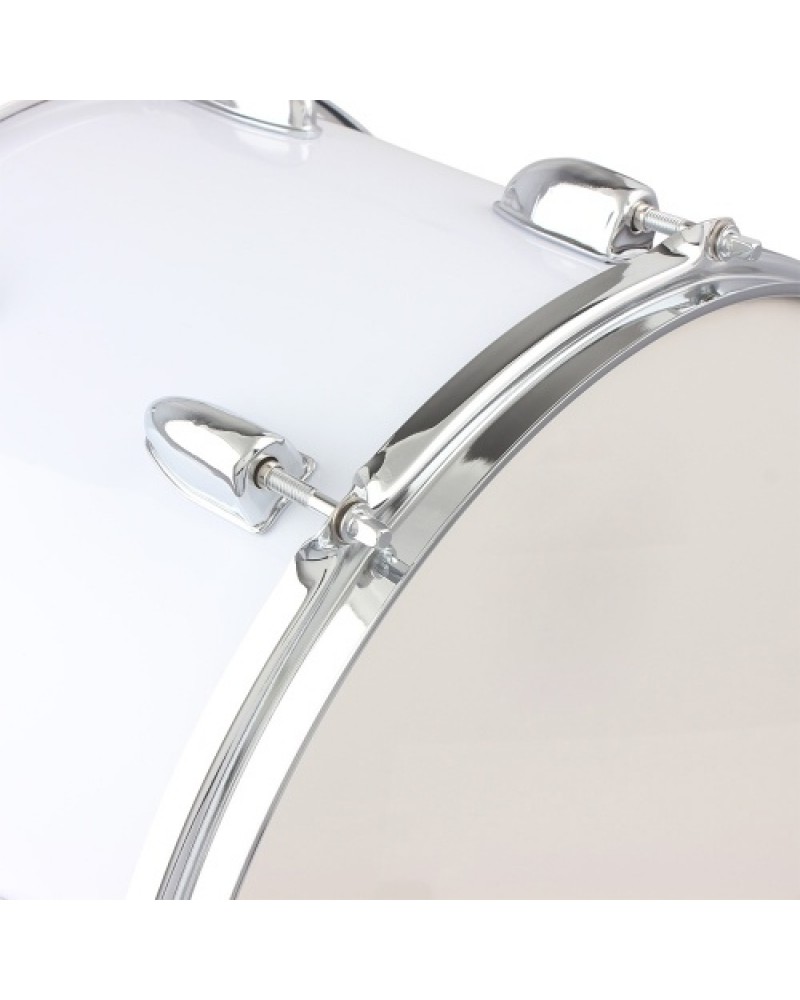 14 x10 inches Marching Drum   Drumsticks   Key   Strap White