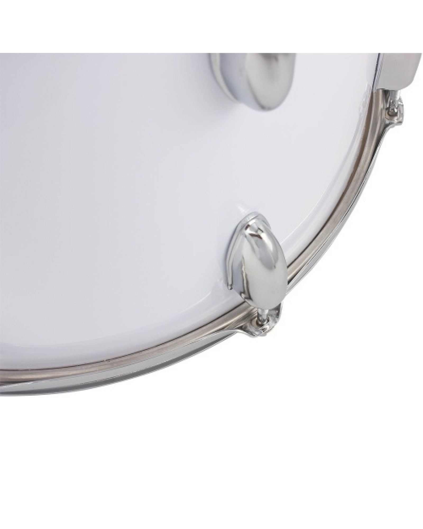 14 x10 inches Marching Drum   Drumsticks   Key   Strap White