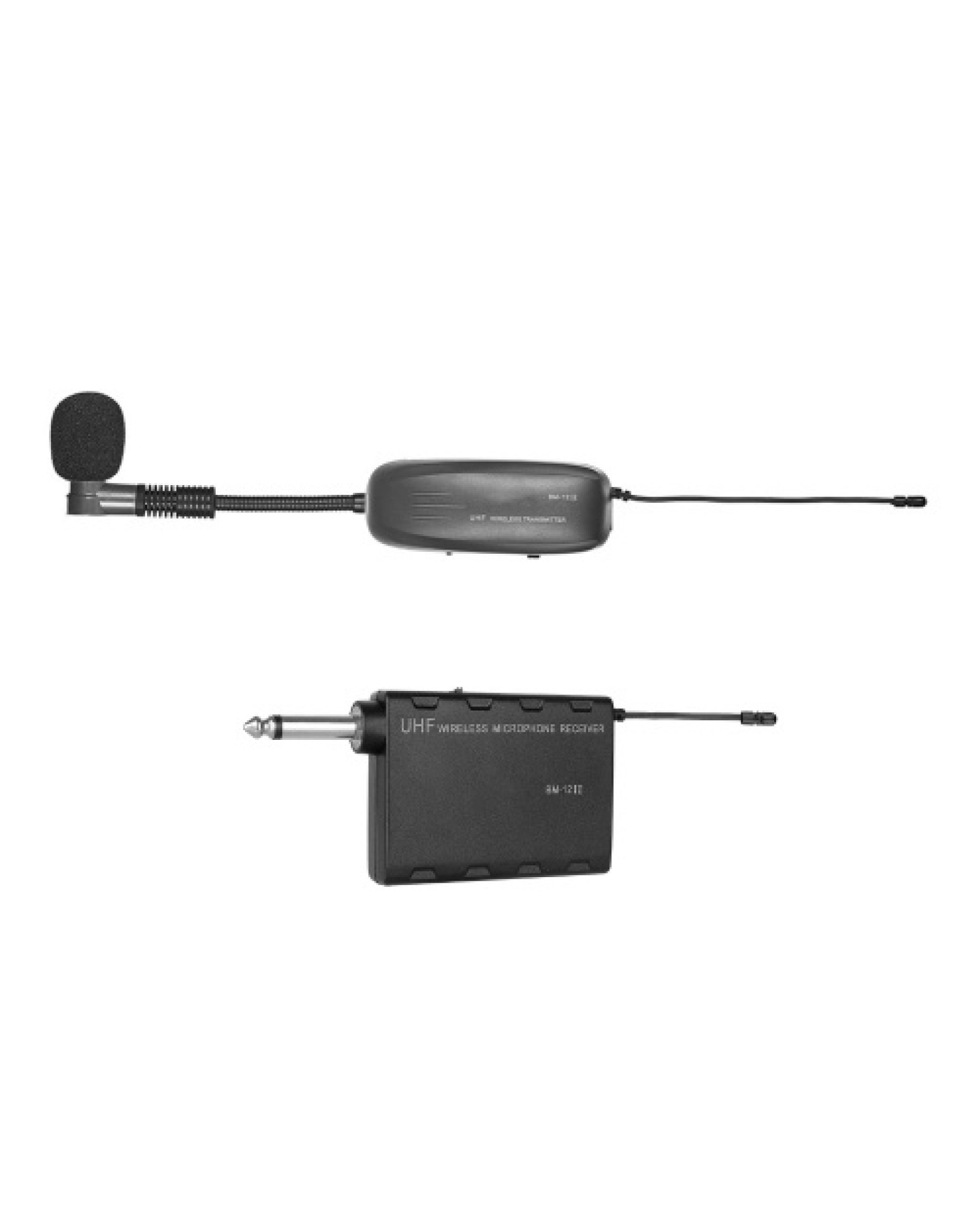 Baomic BM-12/V2 Professional UHF Wireless Instrument Microphone System Receiver &amp; Transmitter