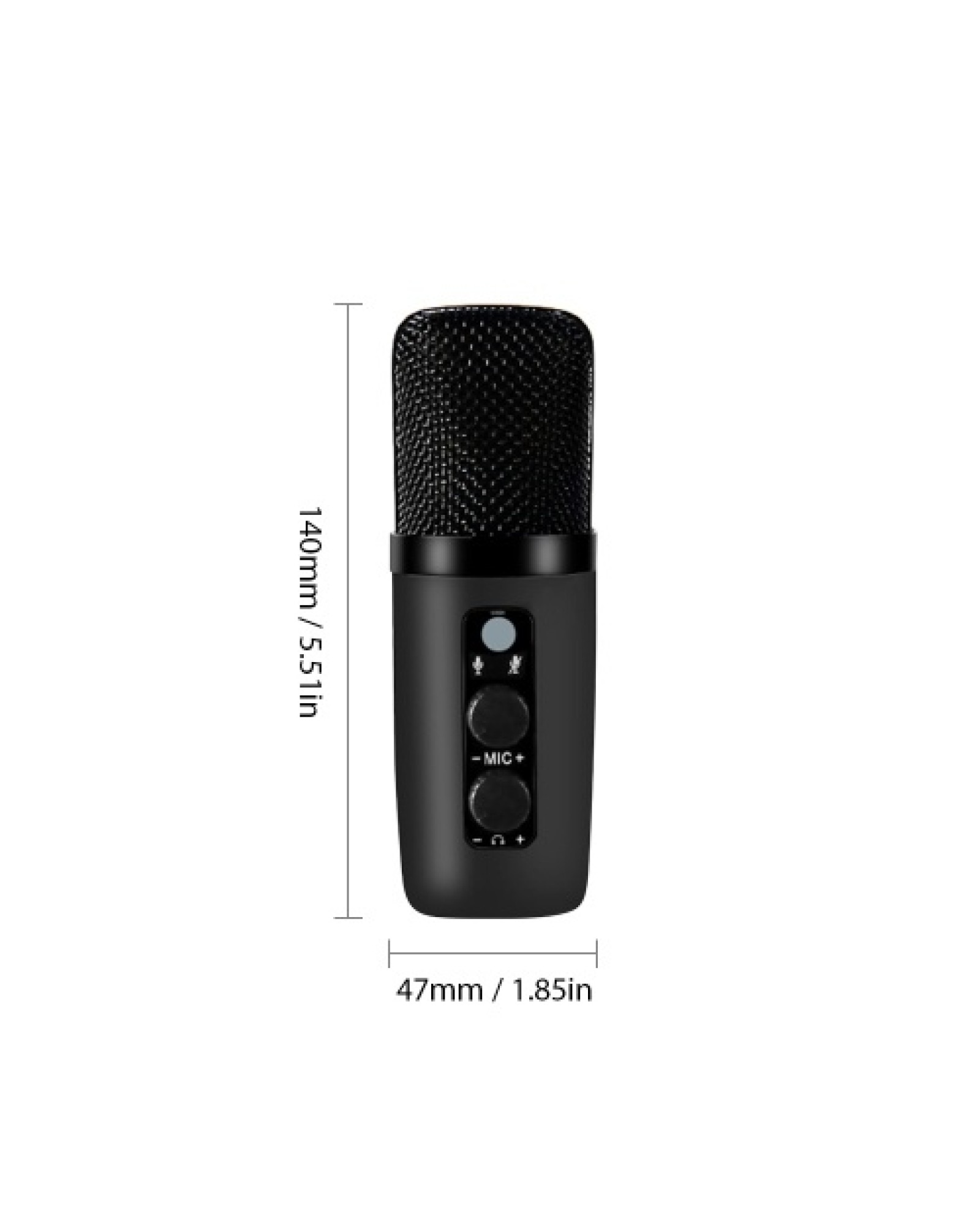 Desktop Microphone Set Cardioid PC Mic Condenser Microphone for Studio Recording Broadcasting Karaoke Singing