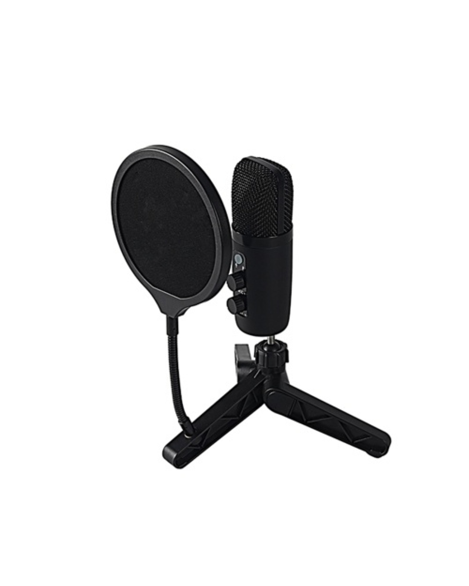 Desktop Microphone Set Cardioid PC Mic Condenser Microphone for Studio Recording Broadcasting Karaoke Singing