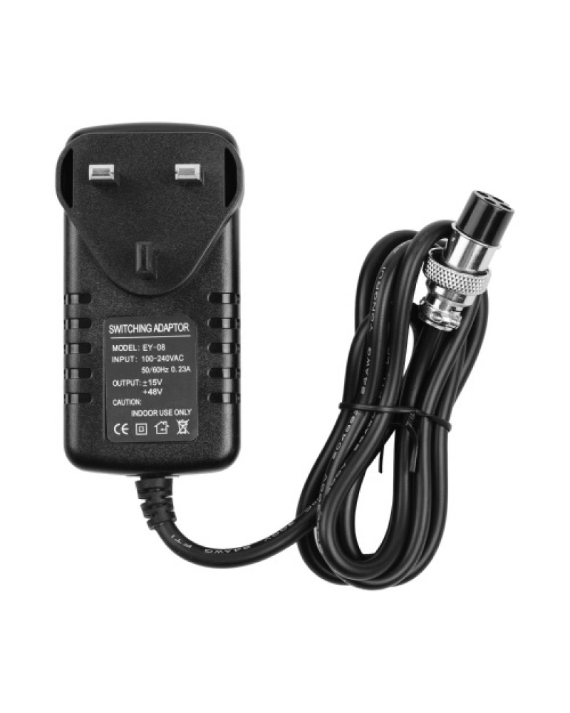 Mixing Console Mixer Power Supply AC Adapter 15V 230mA Universal 4-Pin Round Connector