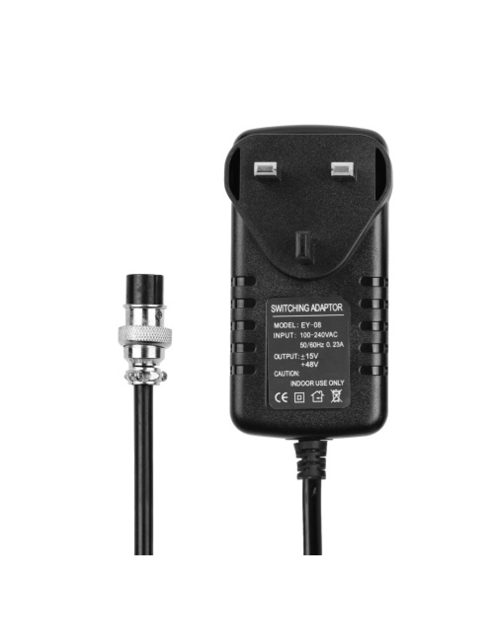 Mixing Console Mixer Power Supply AC Adapter 15V 230mA Universal 4-Pin Round Connector