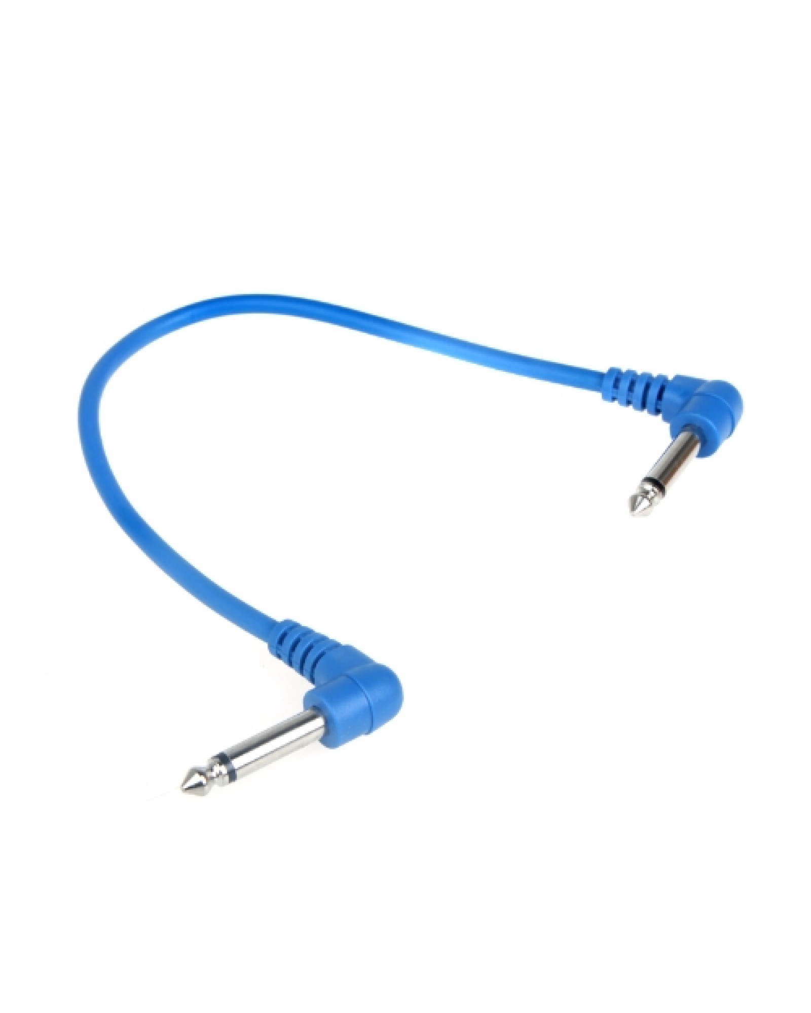Set of 6pcs Colorful Guitar Patch Cables Angled for Guitar Effect Pedals