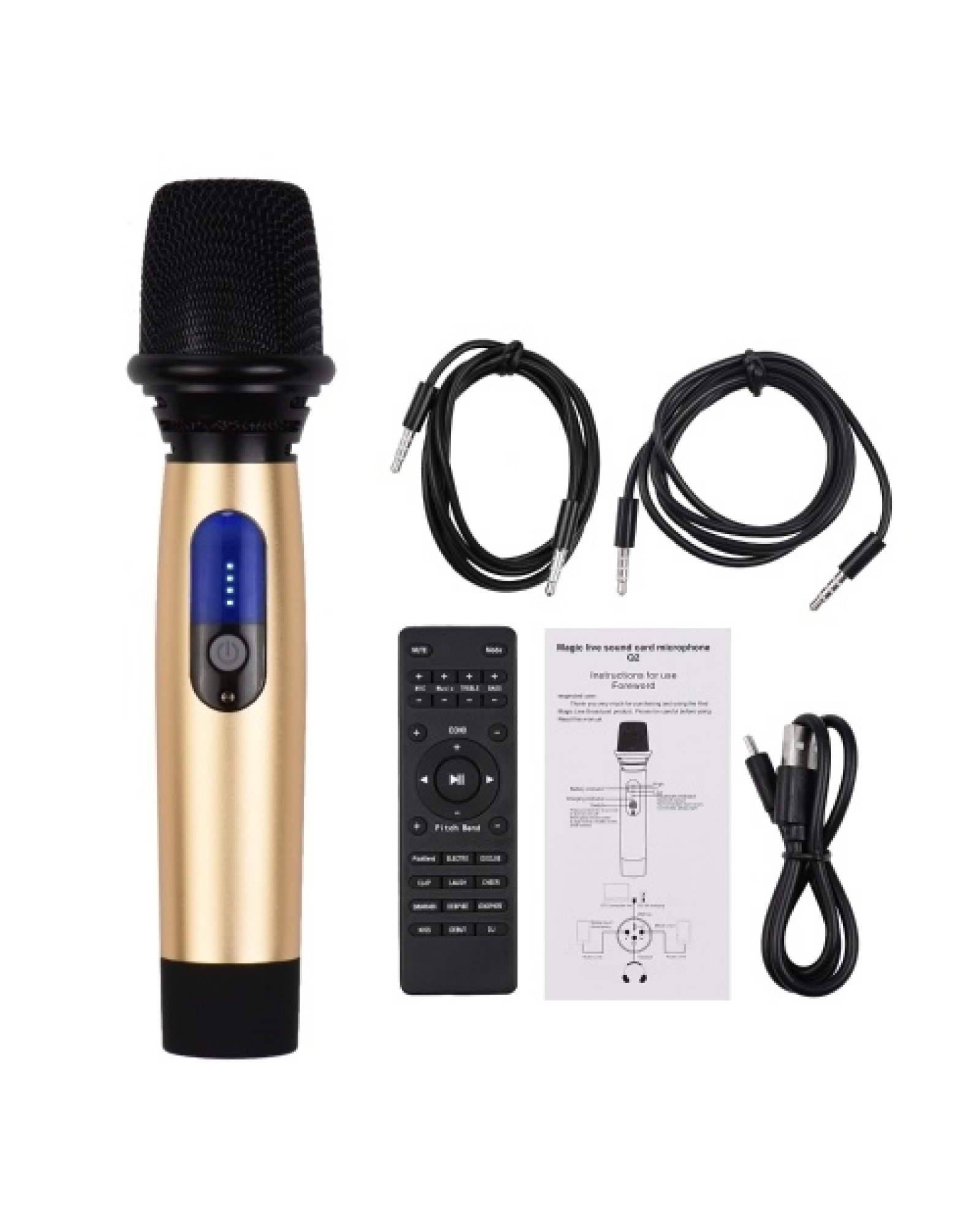 Live Streaming Sound Card Handheld Microphone