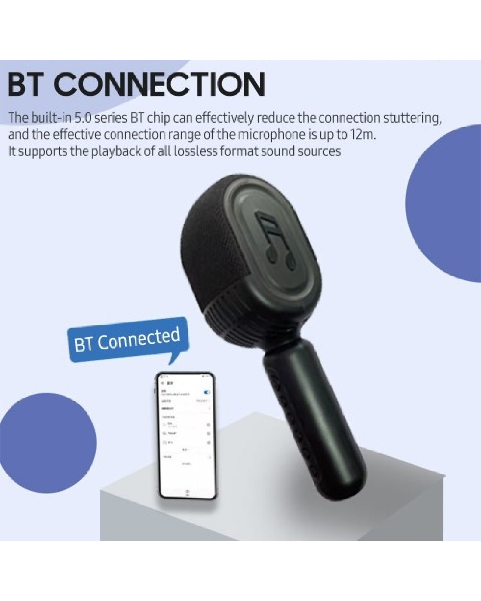 Wireless BT Karaoke Microphone HIFI Speaker
