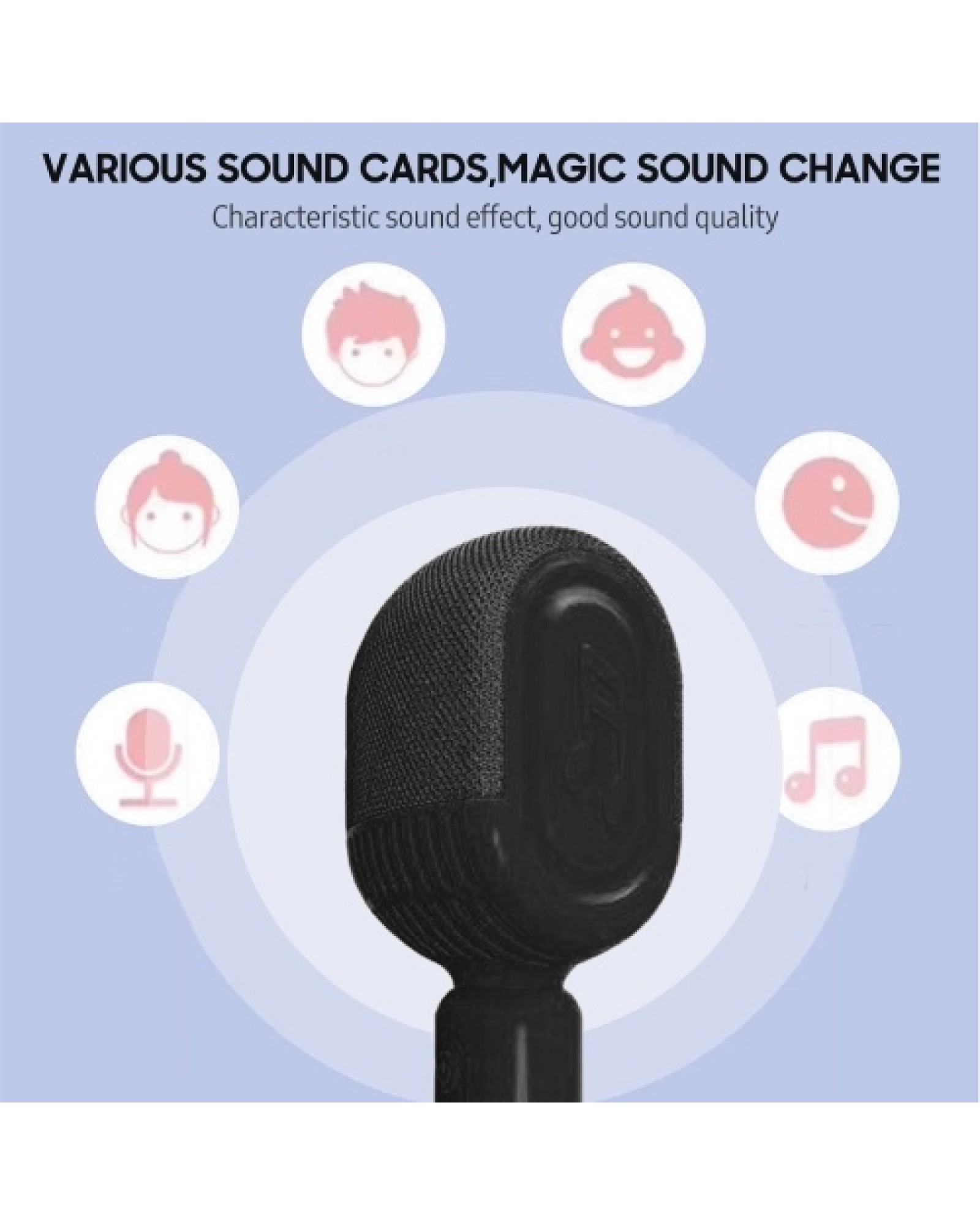 Wireless BT Karaoke Microphone HIFI Speaker