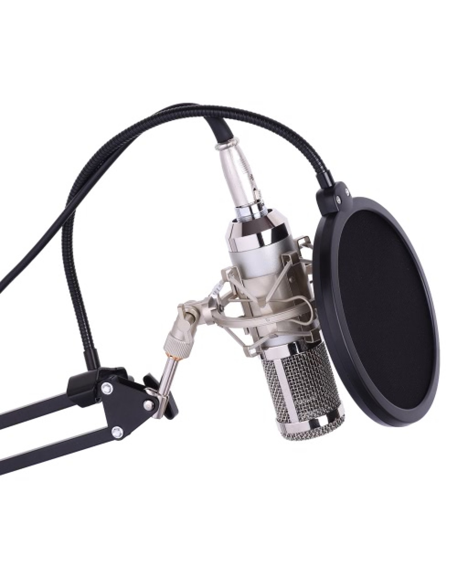 Professional Studio Broadcasting Recording Condenser Microphone Mic Kit Set