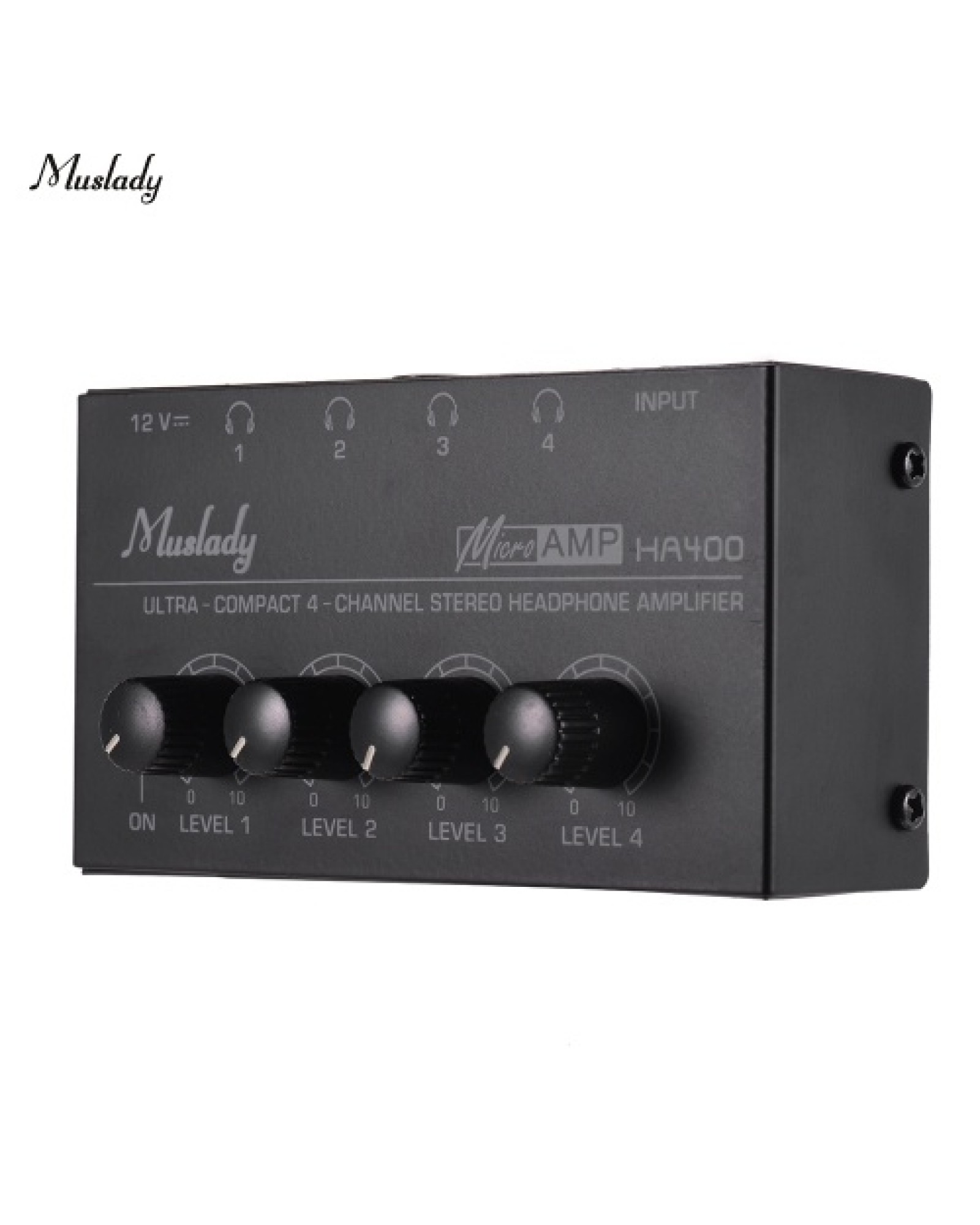 HA400 Ultra compact 4 Channels Audio Stereo Headphone Amplifer