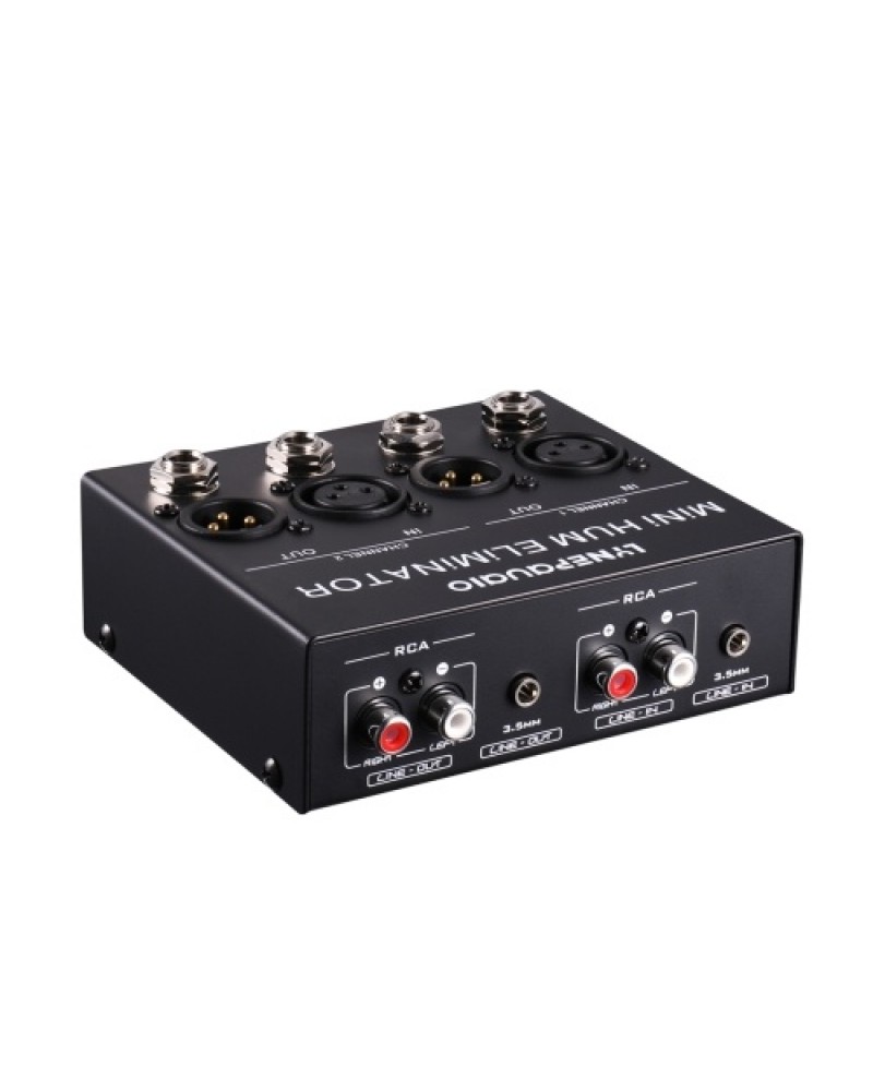 Compact Hum Eliminator Box 4 Channel Passive Buzz Destroyer Noise Canceller
