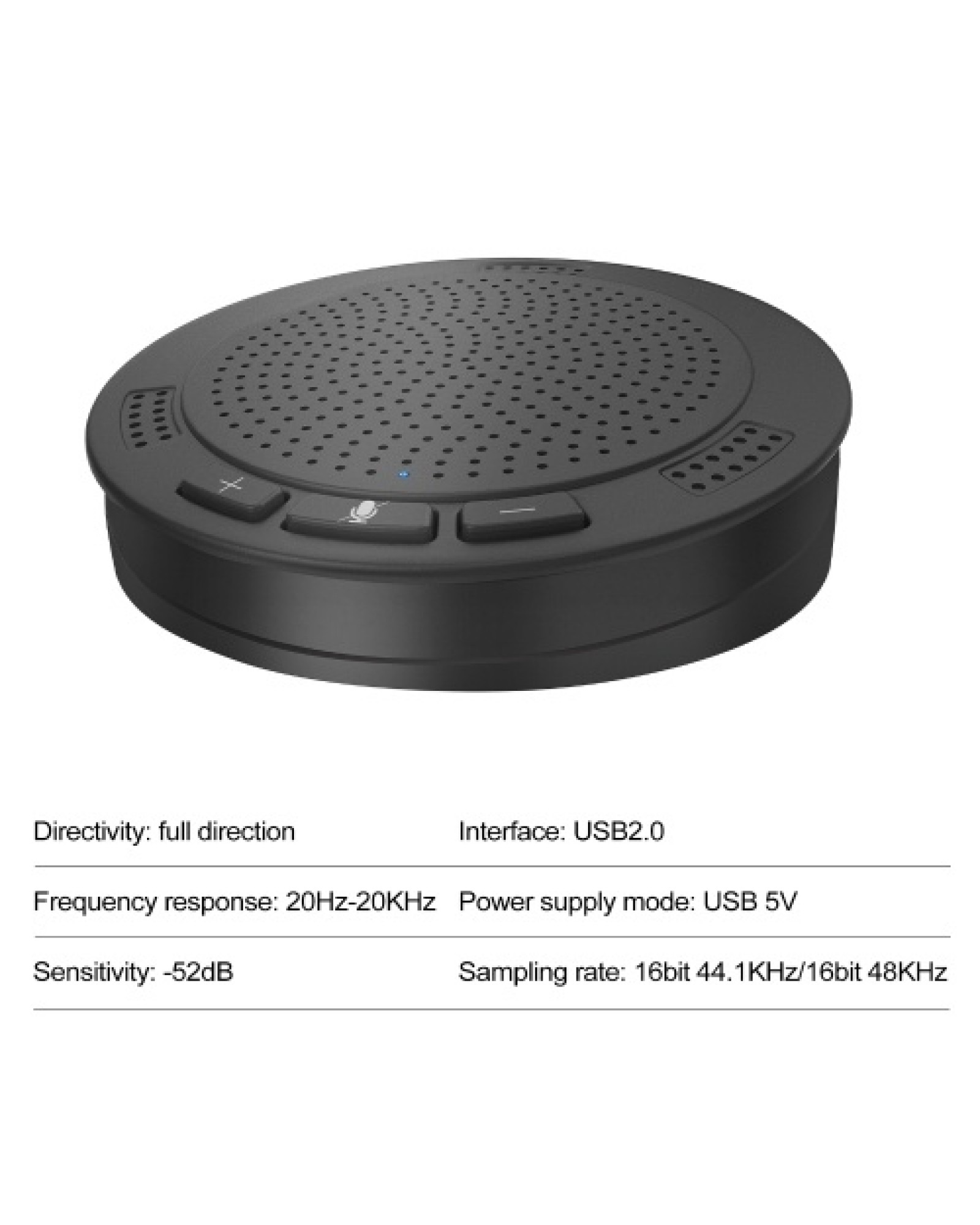 Computers Omnidirectional Microphone USB Video Conferencing Microphone Game Voice Live Recording Microphone