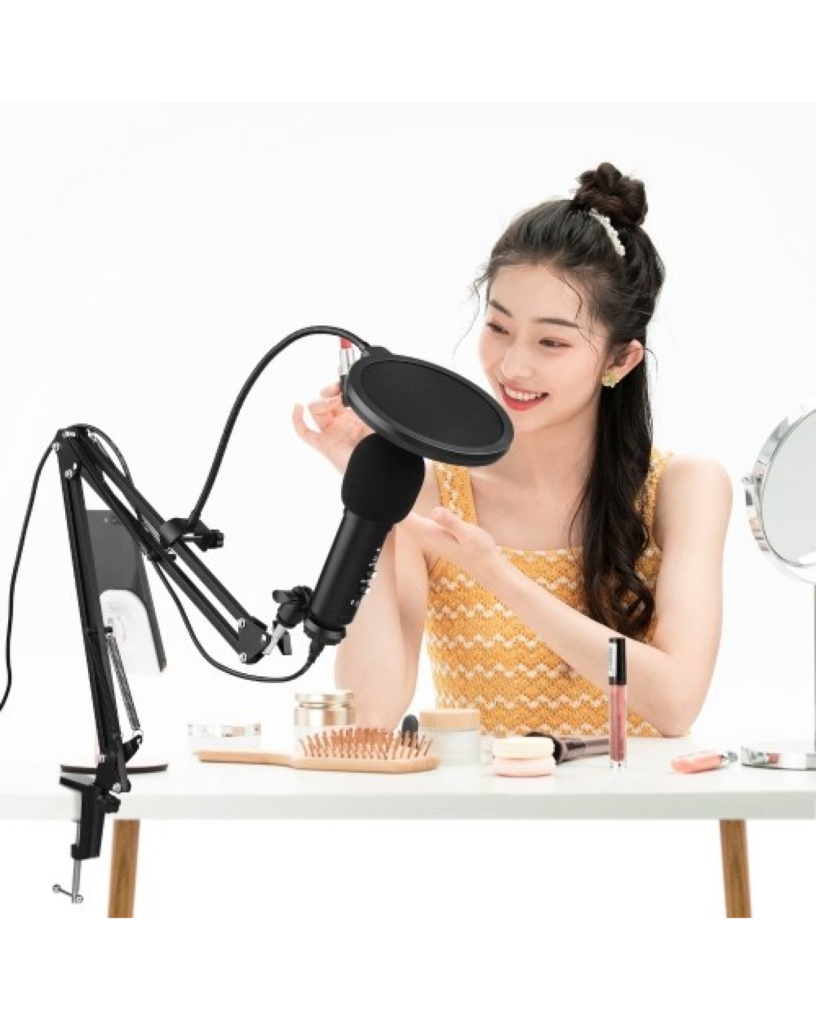 Studio Recording USB Condenser Microphone Mic Kit