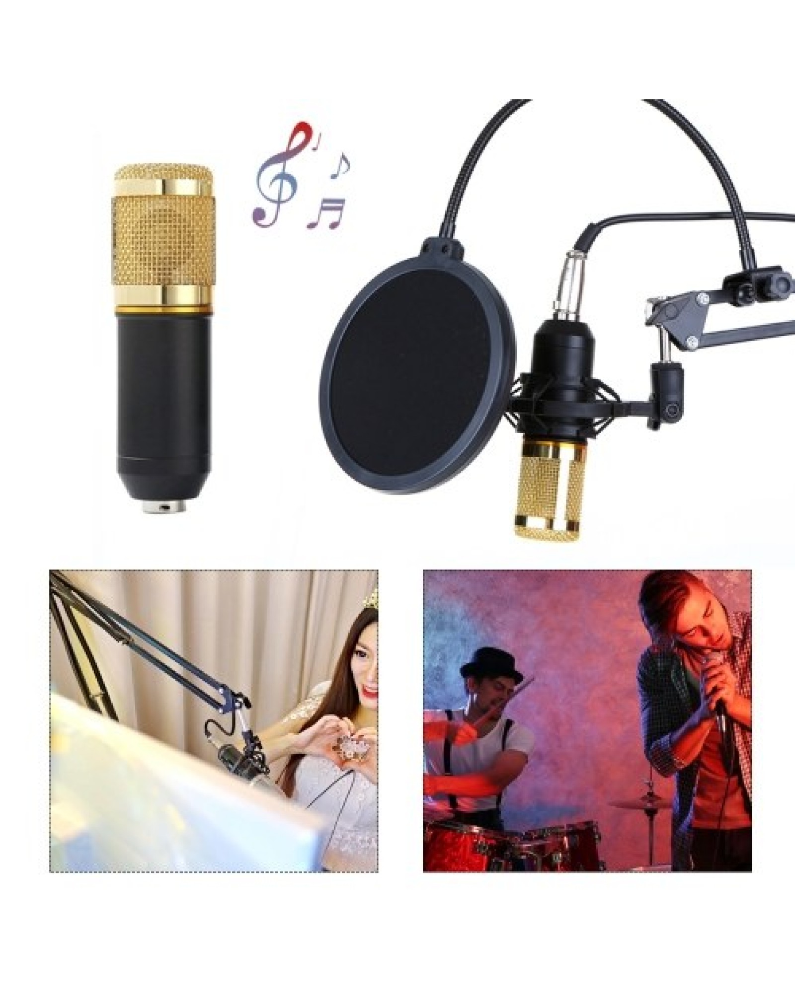 BM800 Professional Suspension Microphone Kit